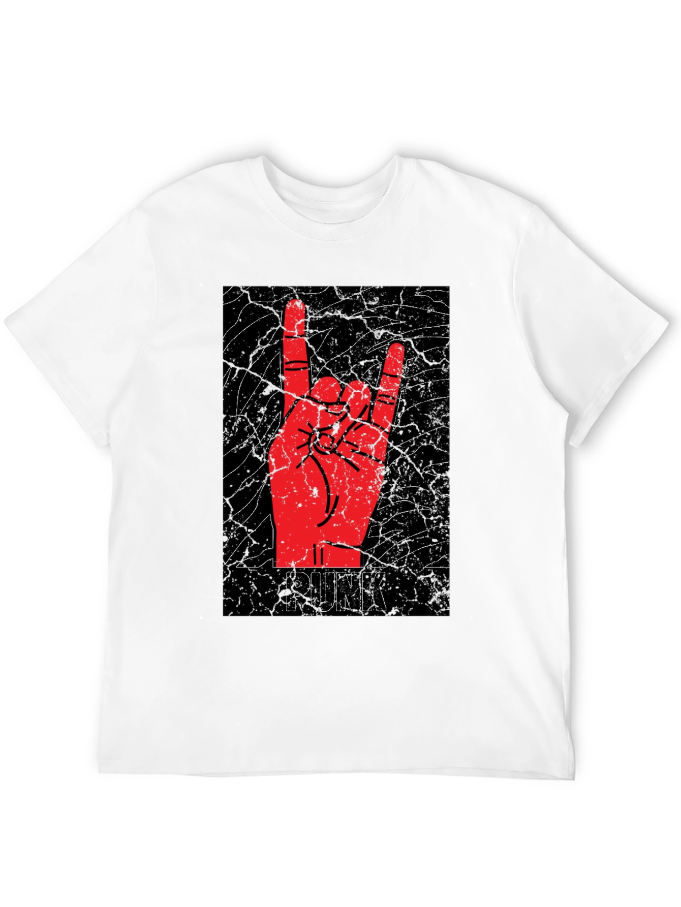 Punk Rock Hand Gesture Graphic Tee
