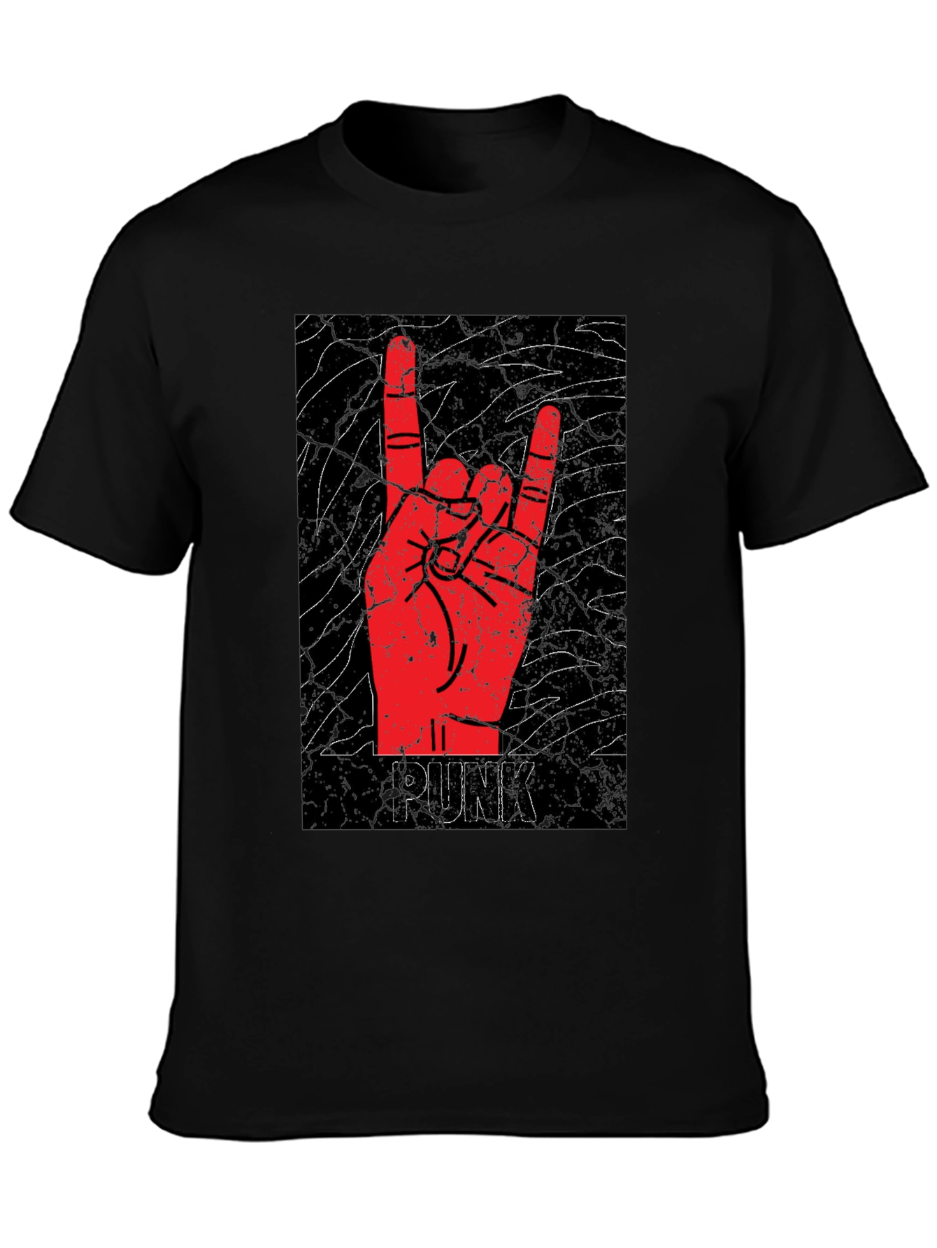 Punk Rock Hand Gesture Graphic Tee
