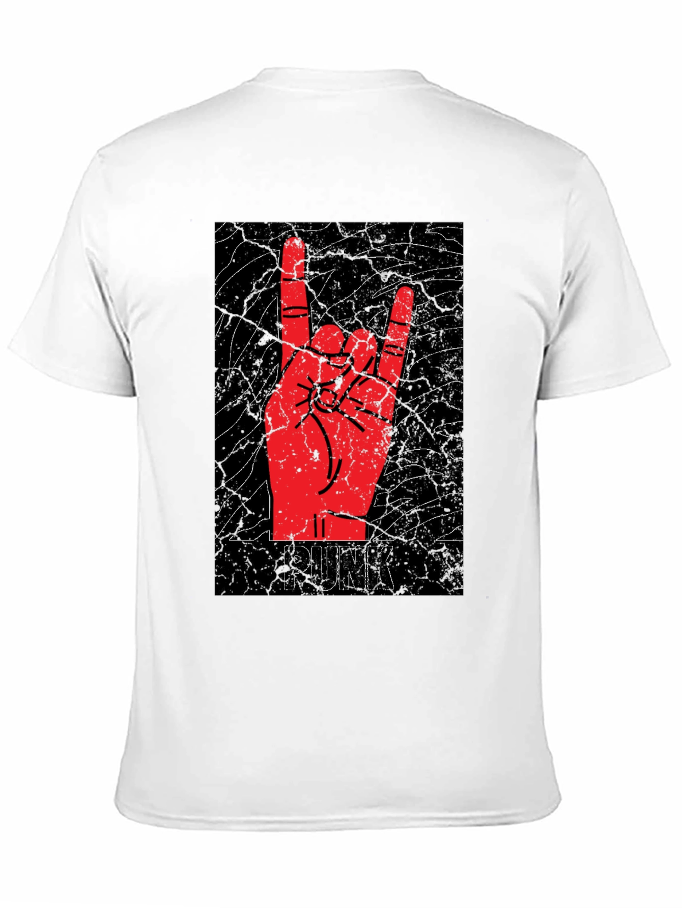 Punk Rock Hand Gesture Graphic Tee