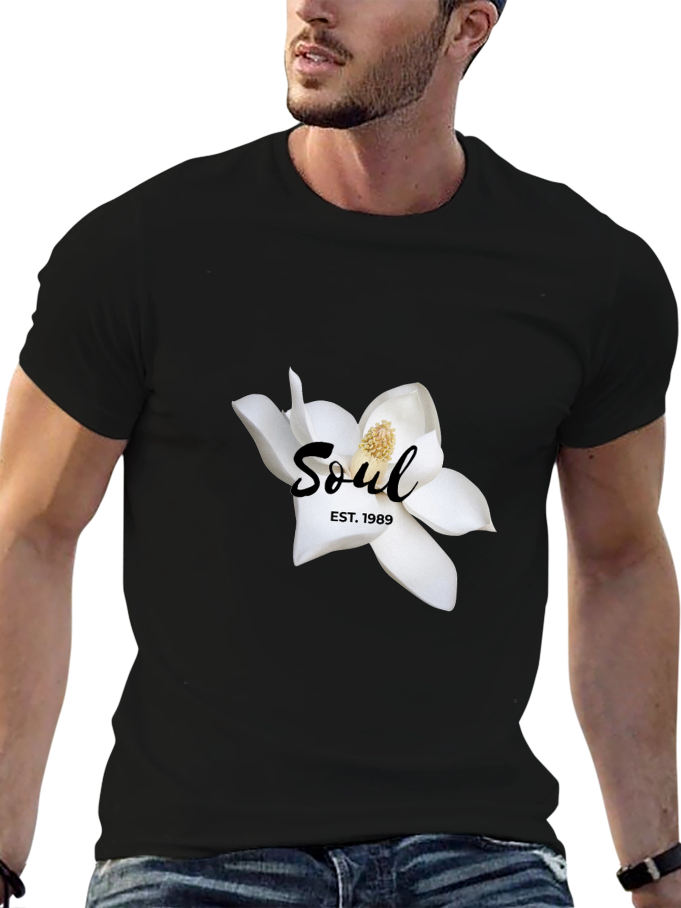 Soul Est. 1989 Black Graphic Tee