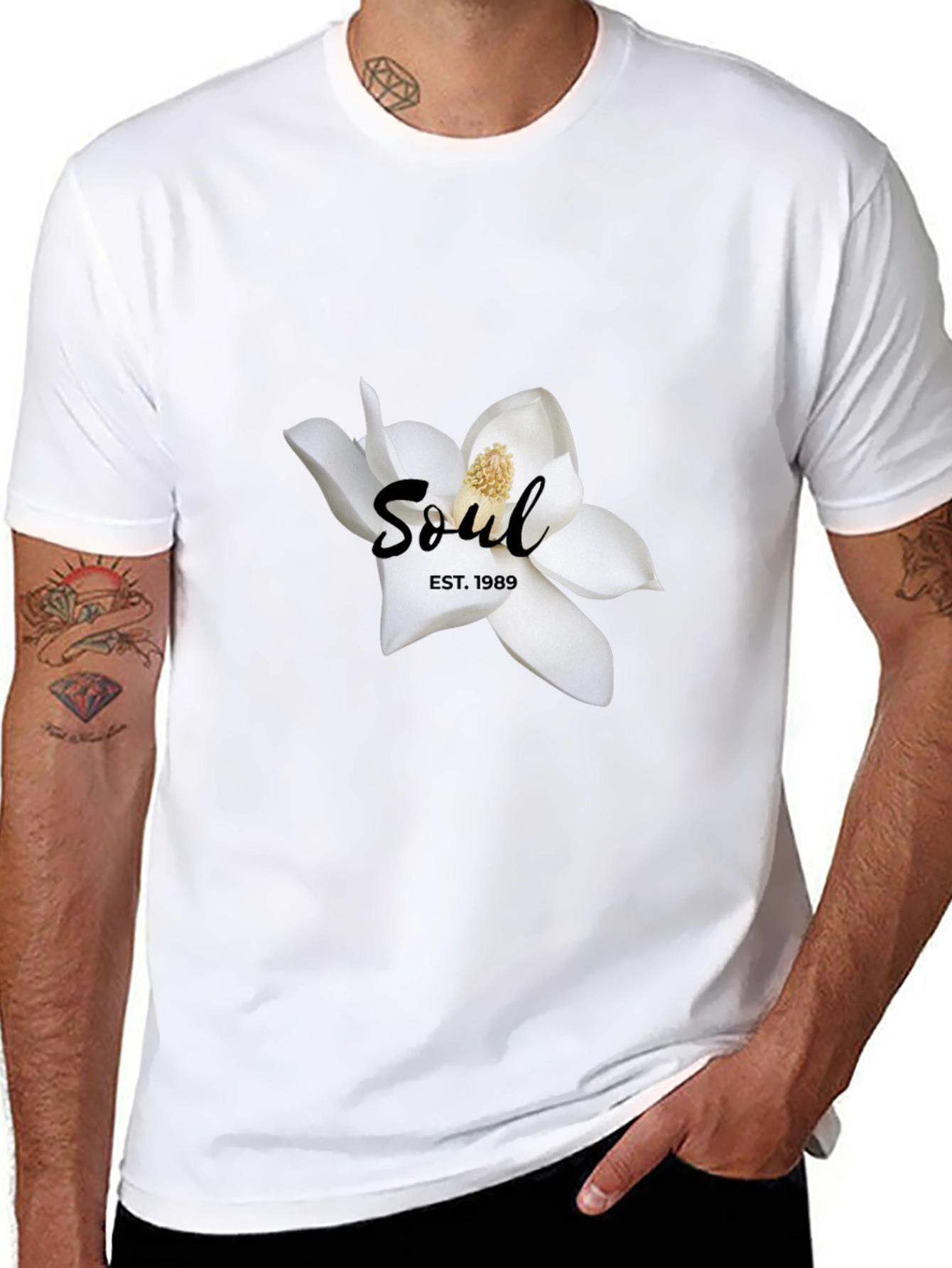 Soul Est. 1989 Black Graphic Tee