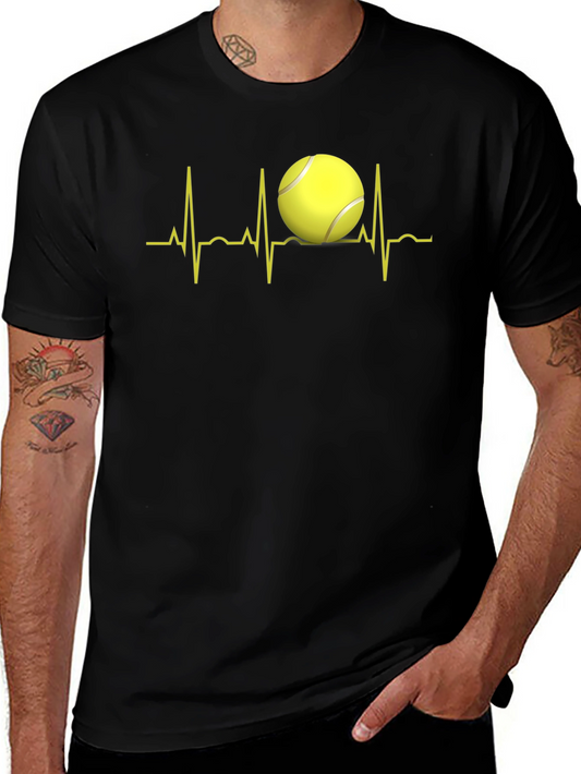 Tennis Heartbeat T-Shirt - Love of Tennis