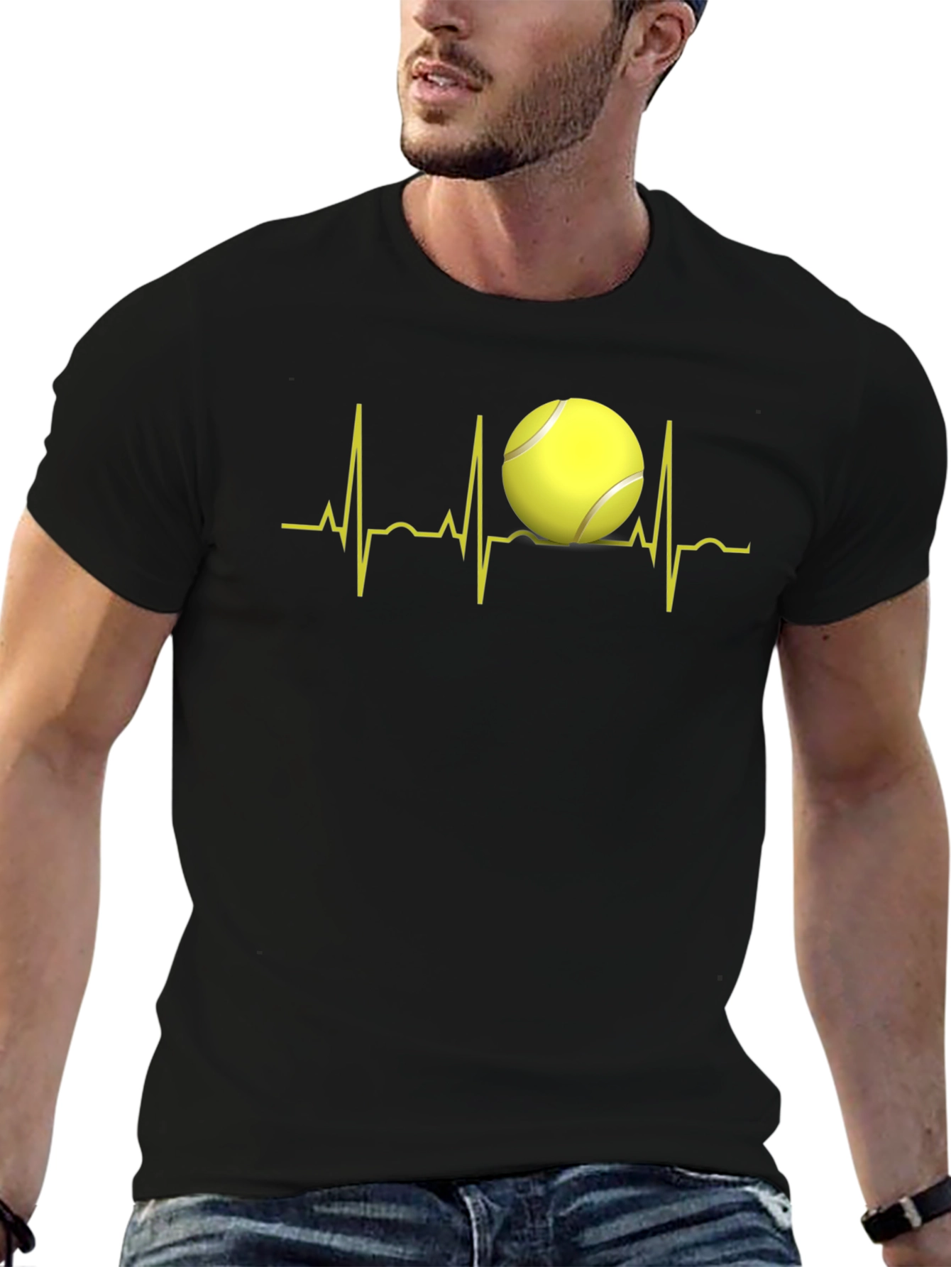 Tennis Heartbeat T-Shirt - Love of Tennis