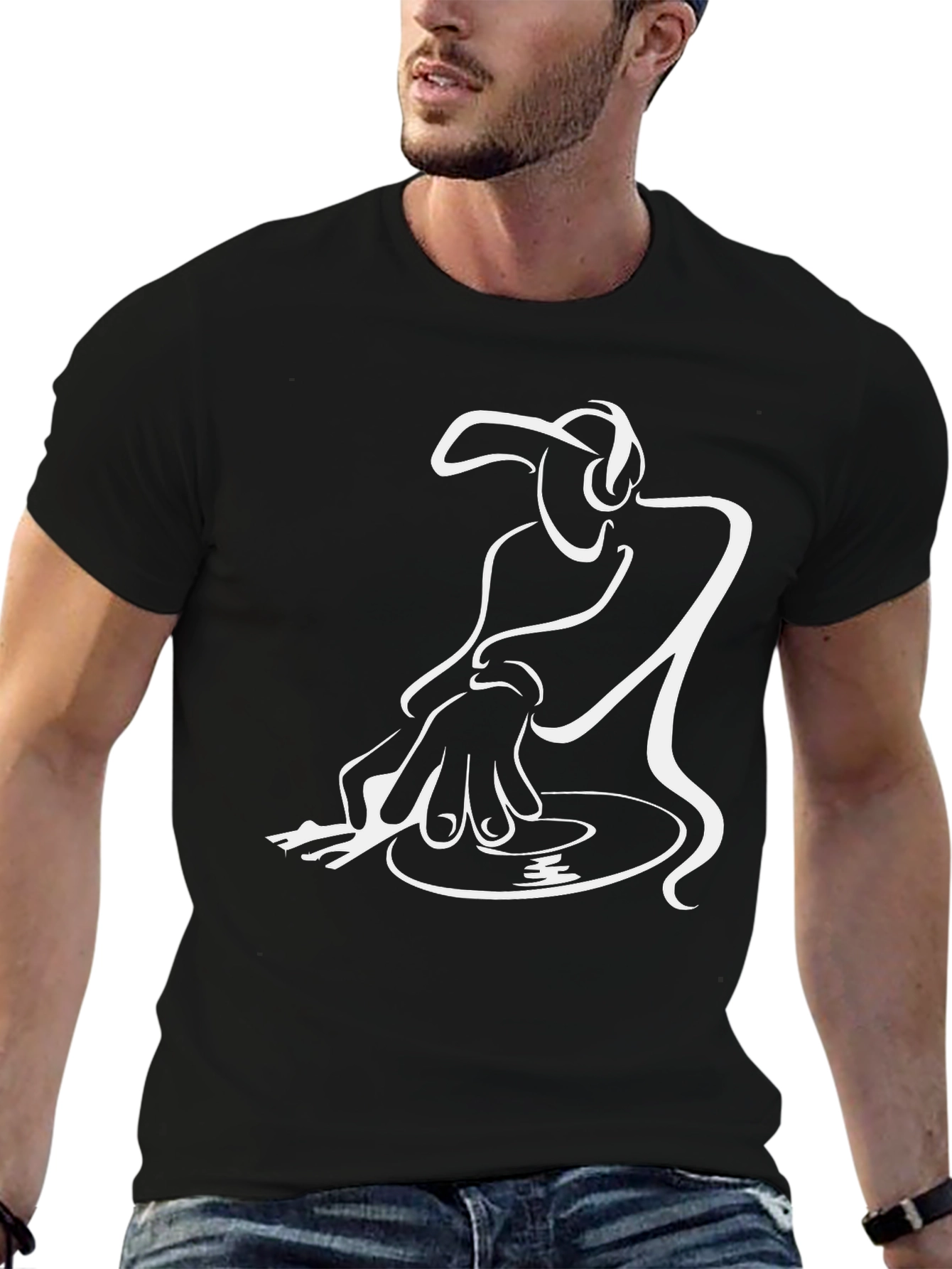 DJ Turntable Graphic T-Shirt