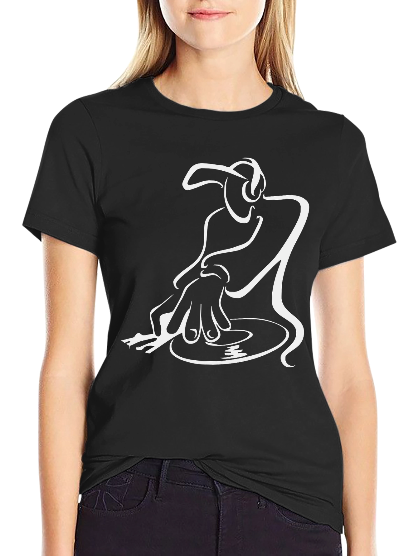 DJ Turntable Graphic T-Shirt