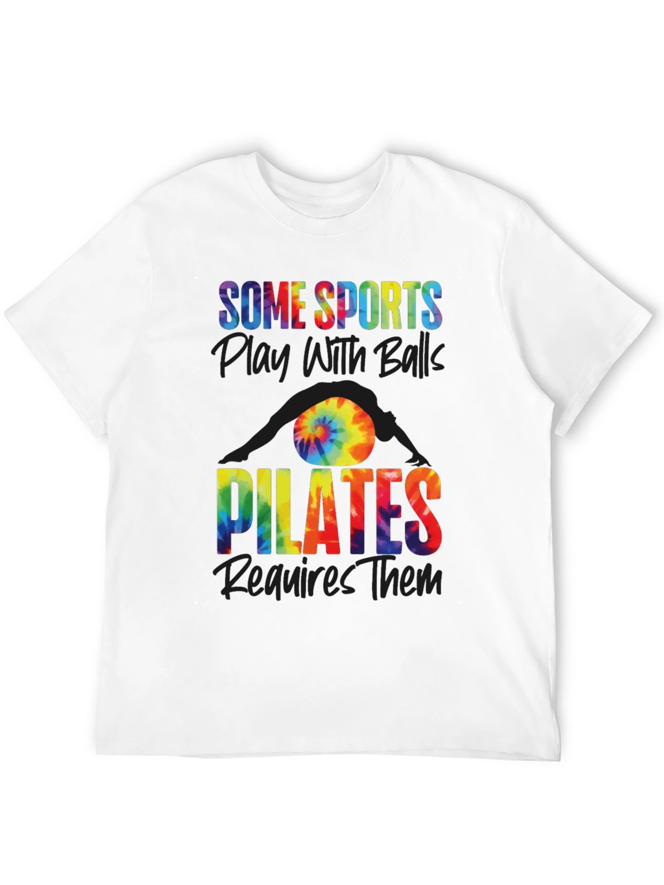 Pilates Balls Tie-Dye Graphic Tee