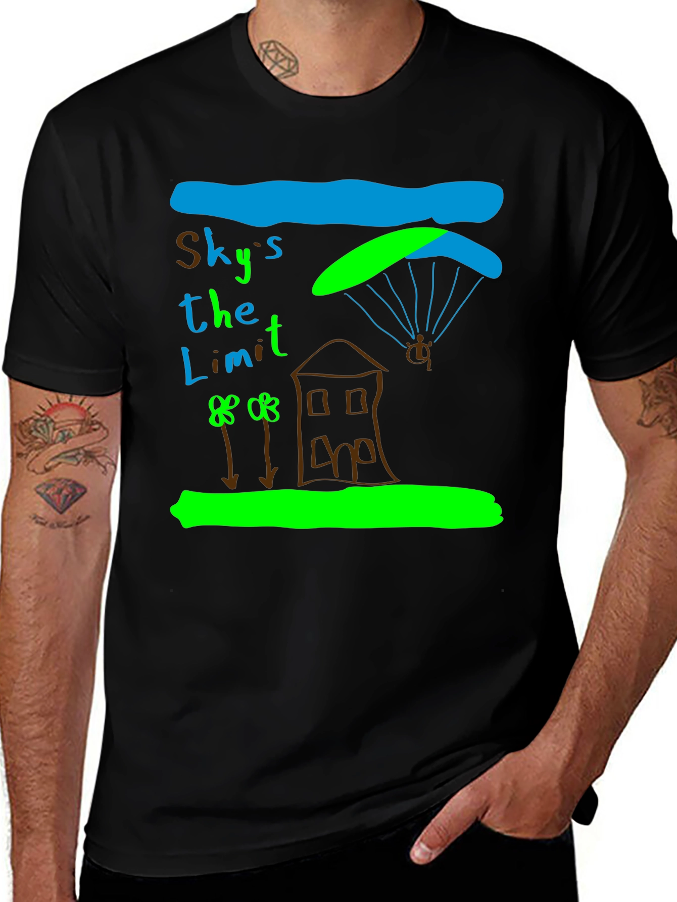 Skys the Limit Graphic T-Shirt
