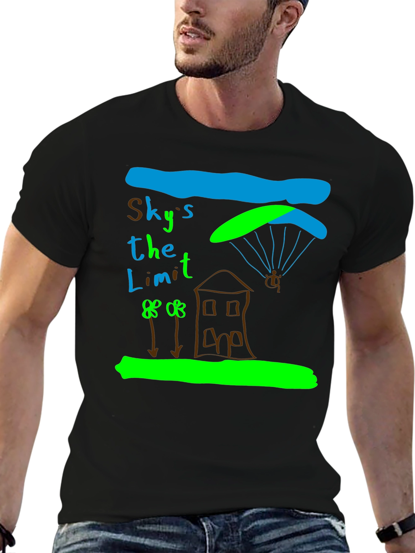 Skys the Limit Graphic T-Shirt