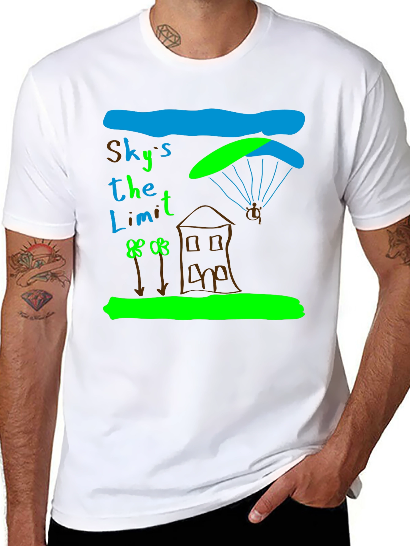 Skys the Limit Graphic T-Shirt