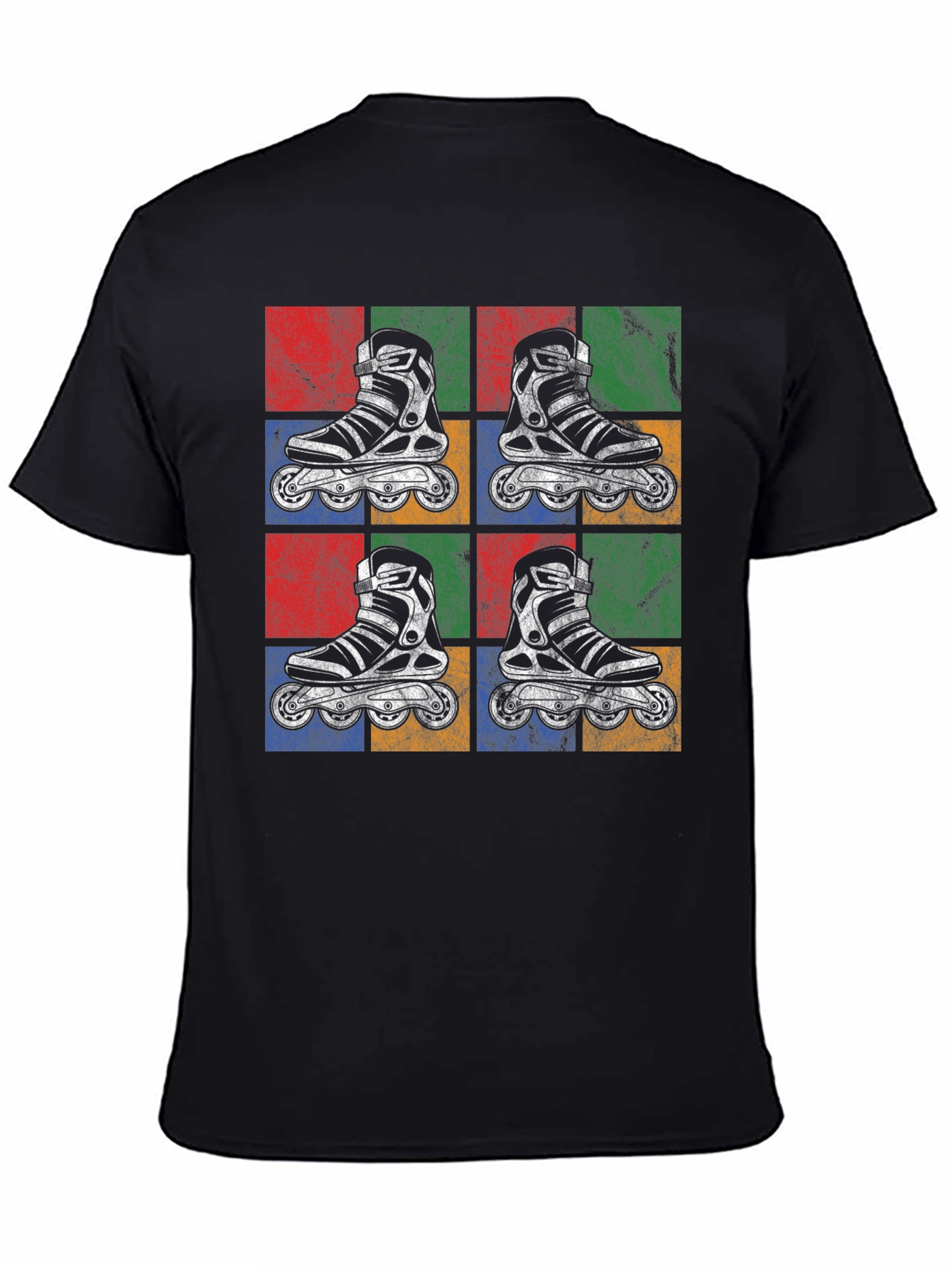 Retro Roller Skate Graphic T-Shirt