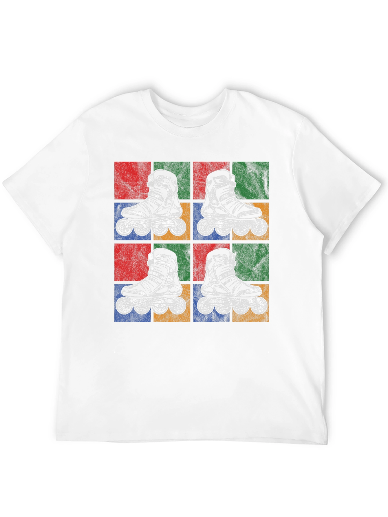 Retro Roller Skate Graphic T-Shirt
