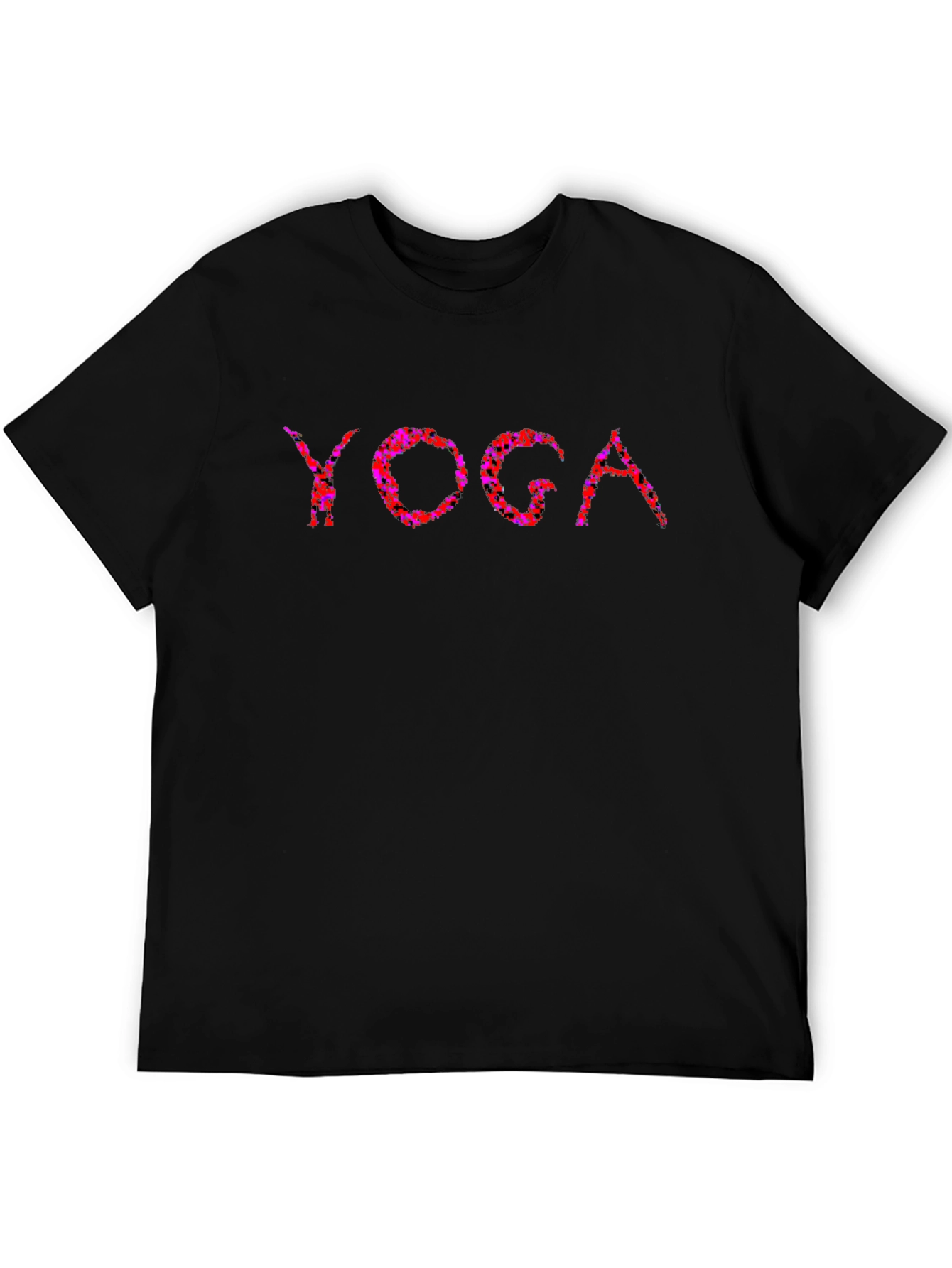 Yoga Graphic Black T-Shirt