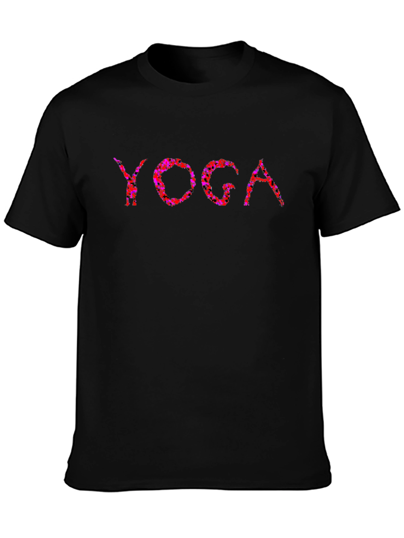 Yoga Graphic Black T-Shirt