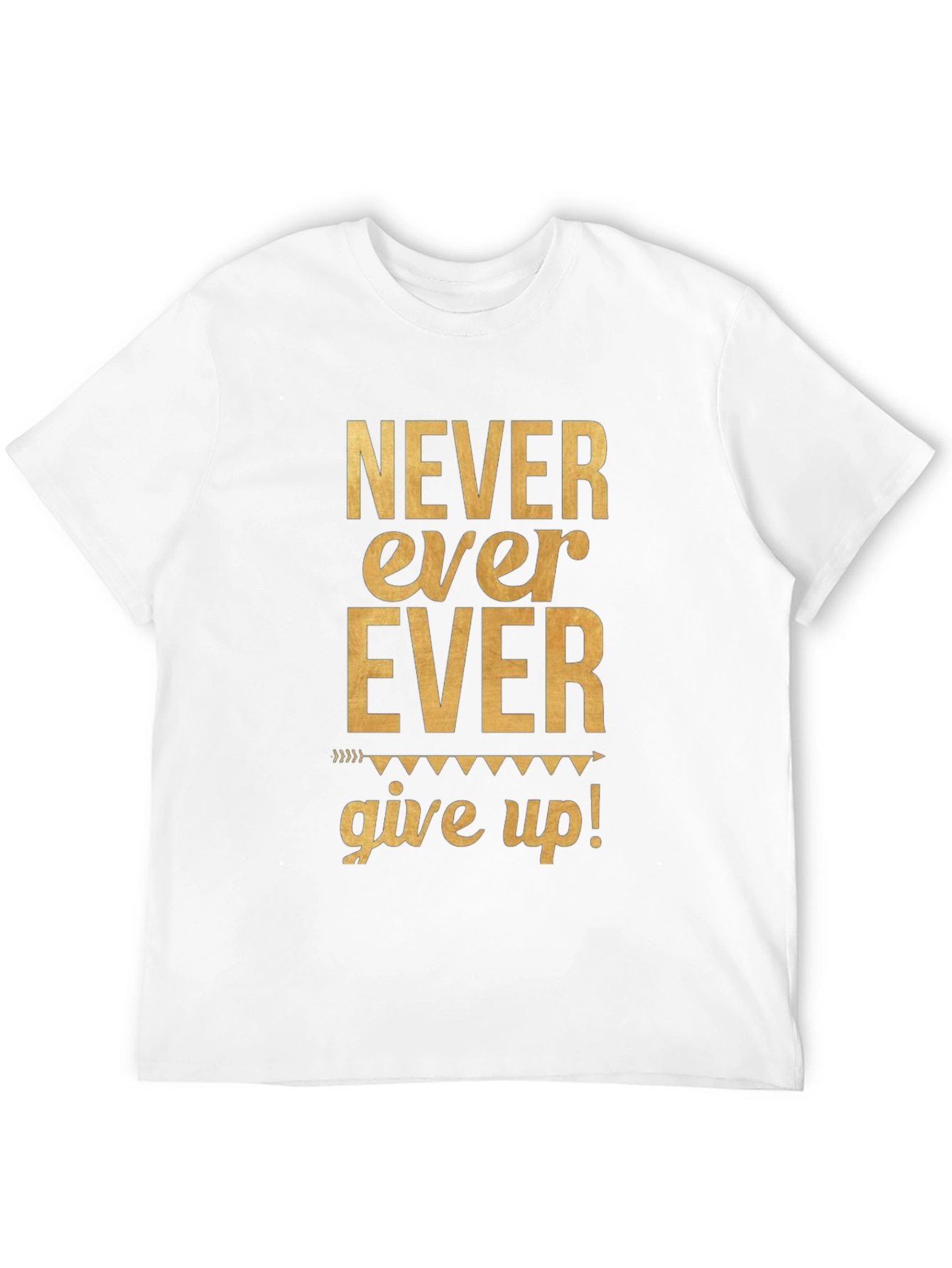 Never Ever Give Up Graphic Tee
