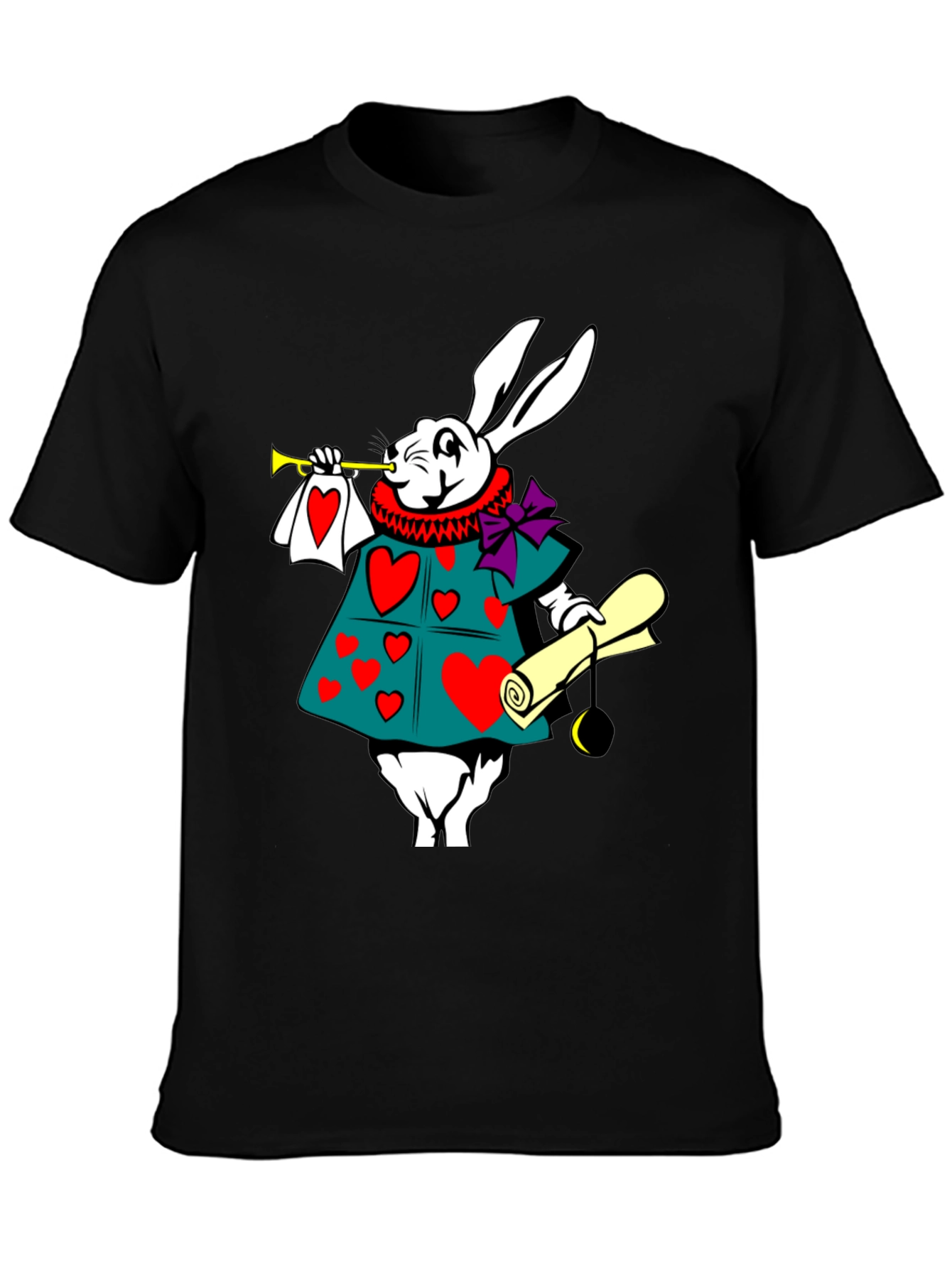 Alice in Wonderland White Rabbit Graphic Tee