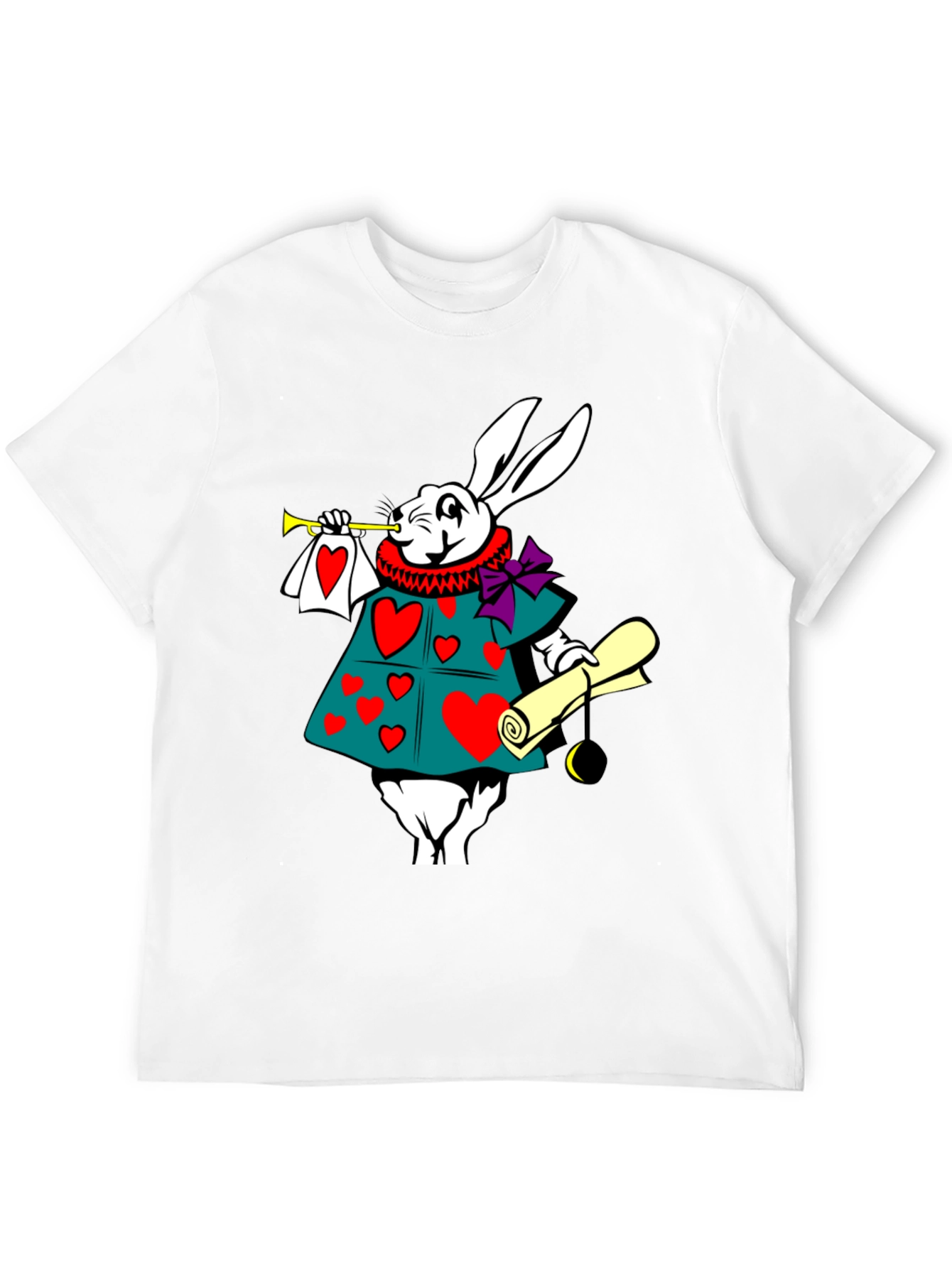 Alice in Wonderland White Rabbit Graphic Tee