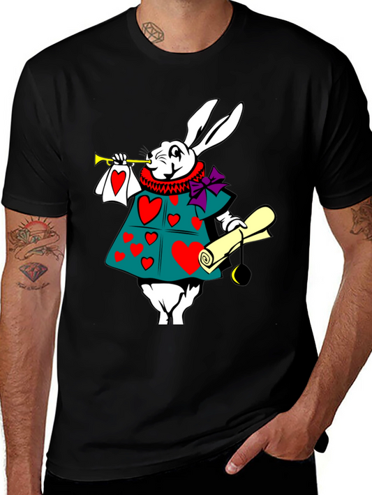 Alice in Wonderland White Rabbit Graphic Tee
