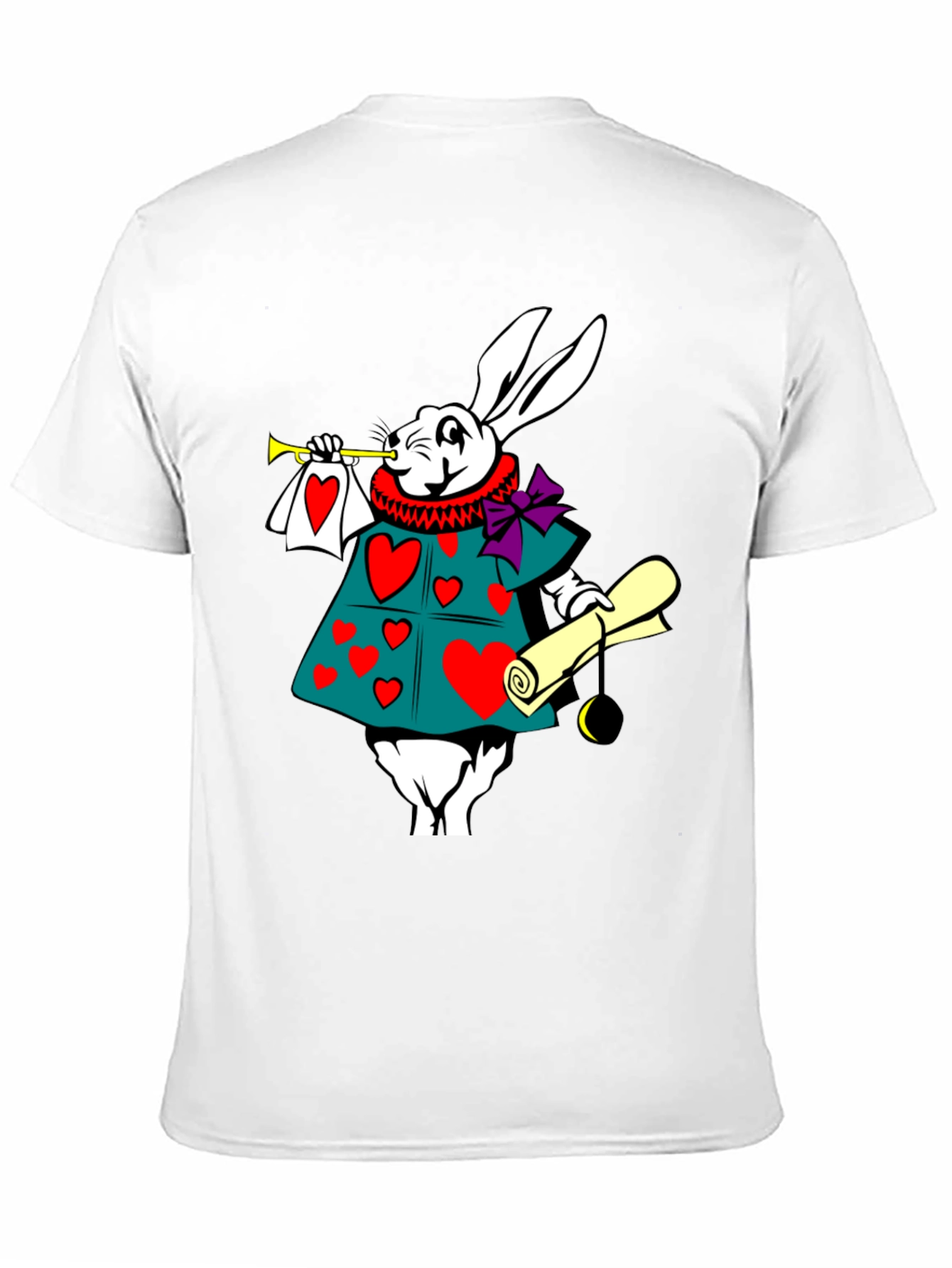 Alice in Wonderland White Rabbit Graphic Tee