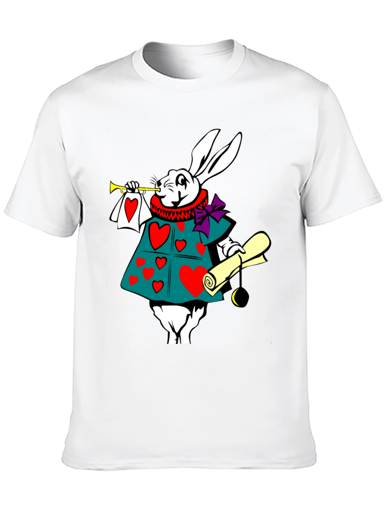 Alice in Wonderland White Rabbit Graphic Tee