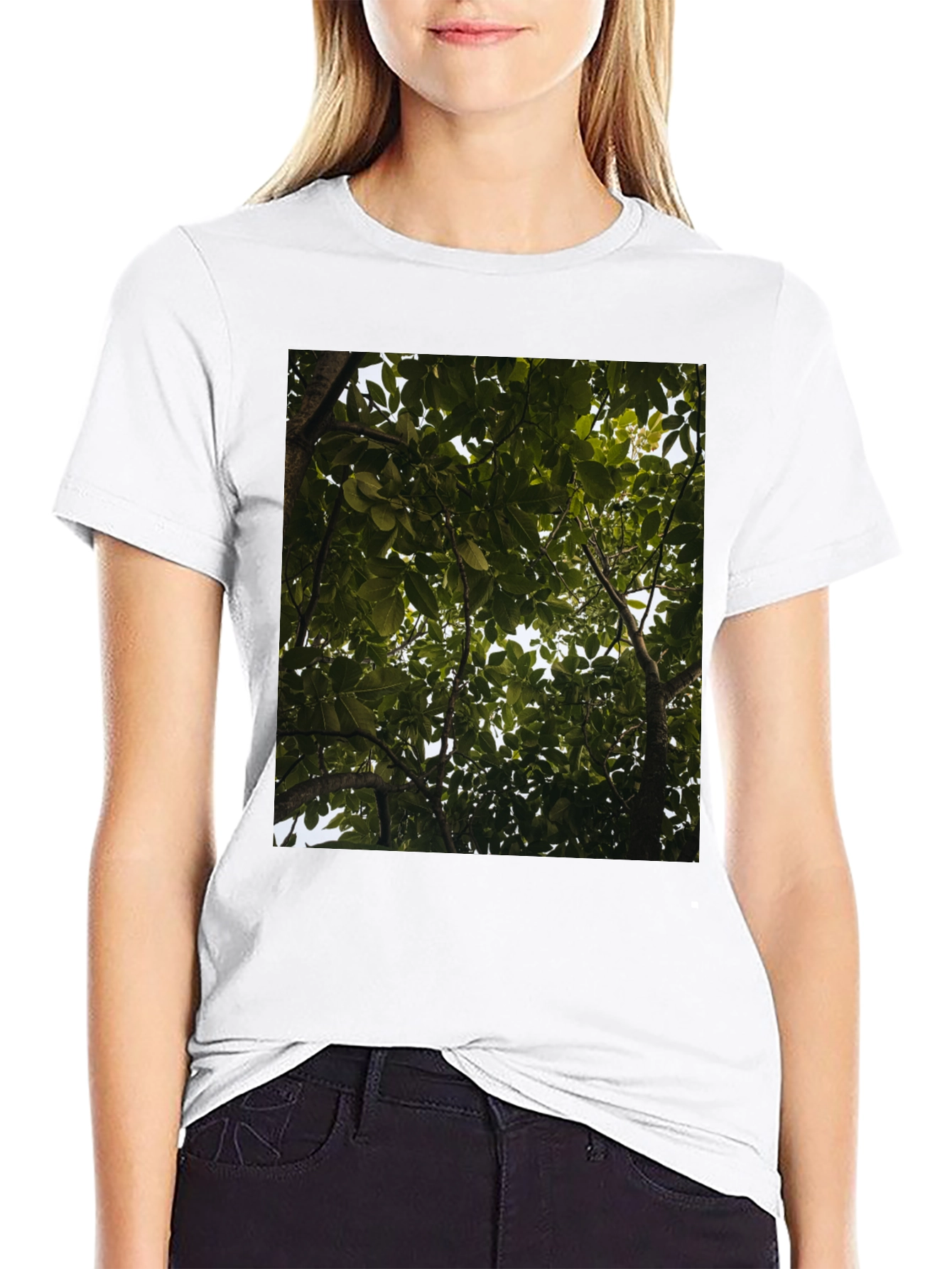 Arboreal View Graphic Tee - Nature Inspired