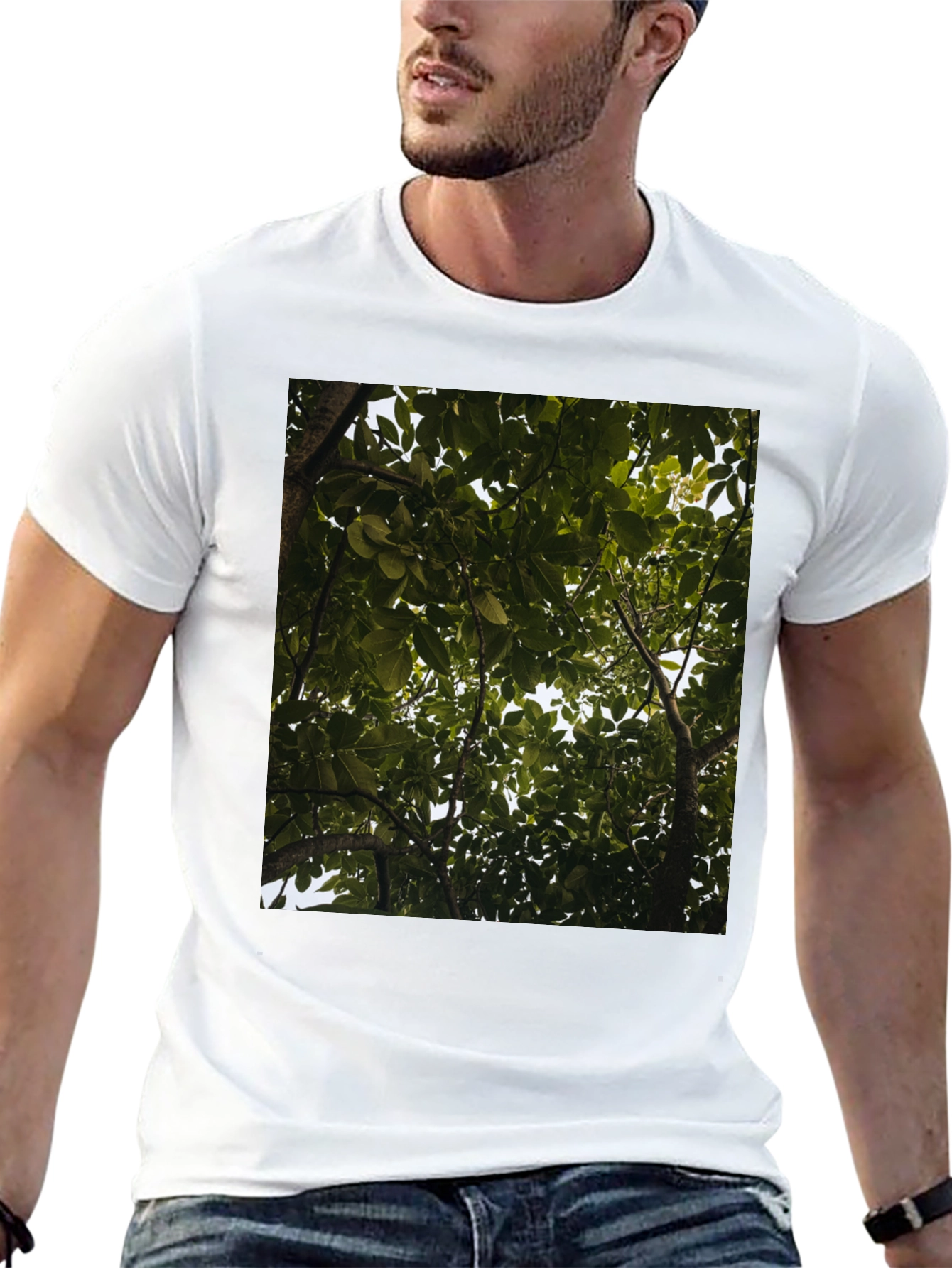 Arboreal View Graphic Tee - Nature Inspired