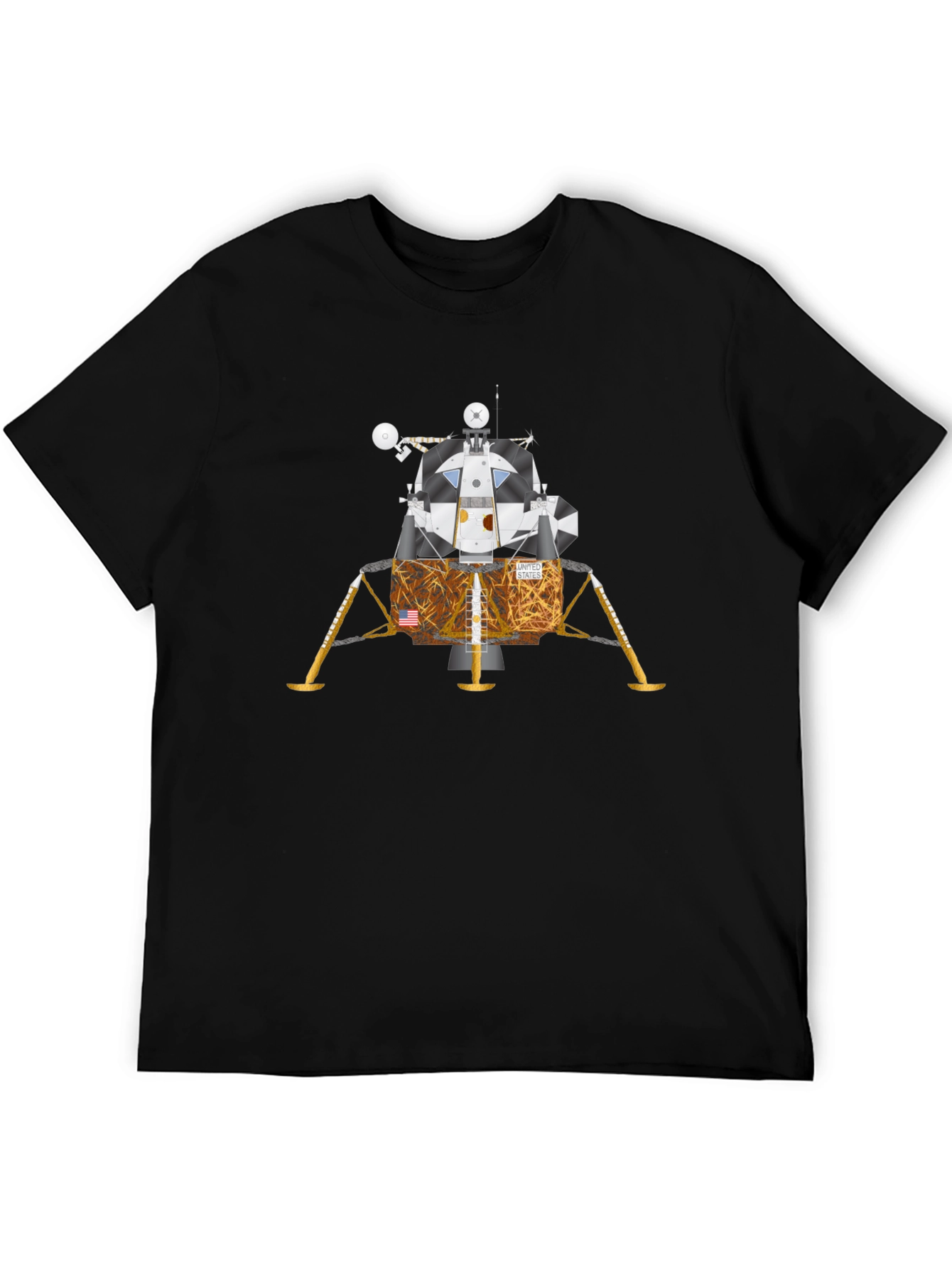 Lunar Lander Graphic Tee - Space Exploration T-Shirt