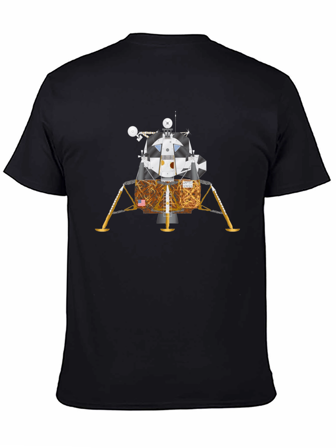 Lunar Lander Graphic Tee - Space Exploration T-Shirt
