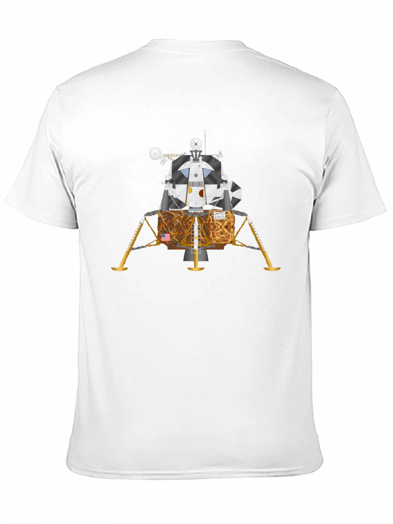 Lunar Lander Graphic Tee - Space Exploration T-Shirt