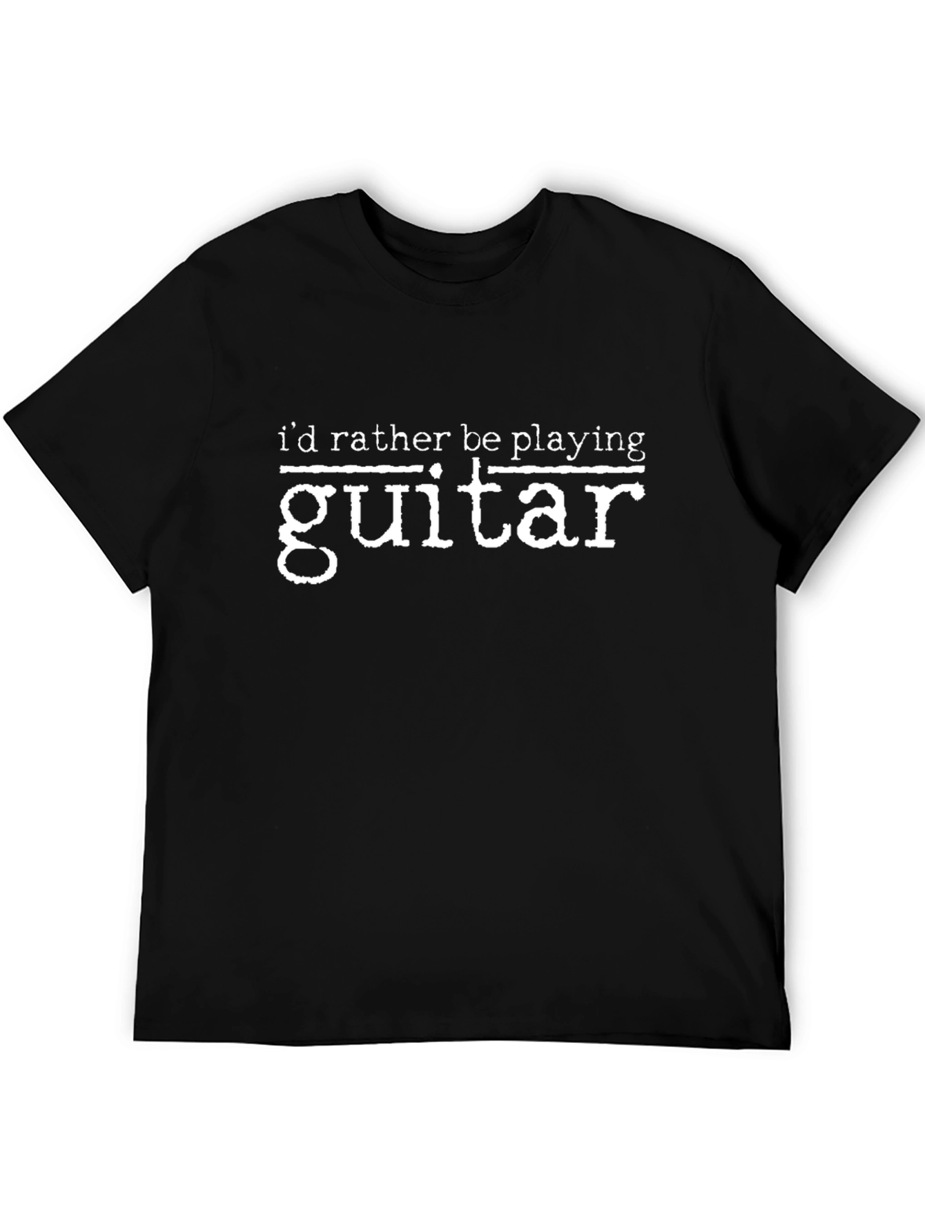 Guitar Lovers T-Shirt: Id Rather Be Playing
