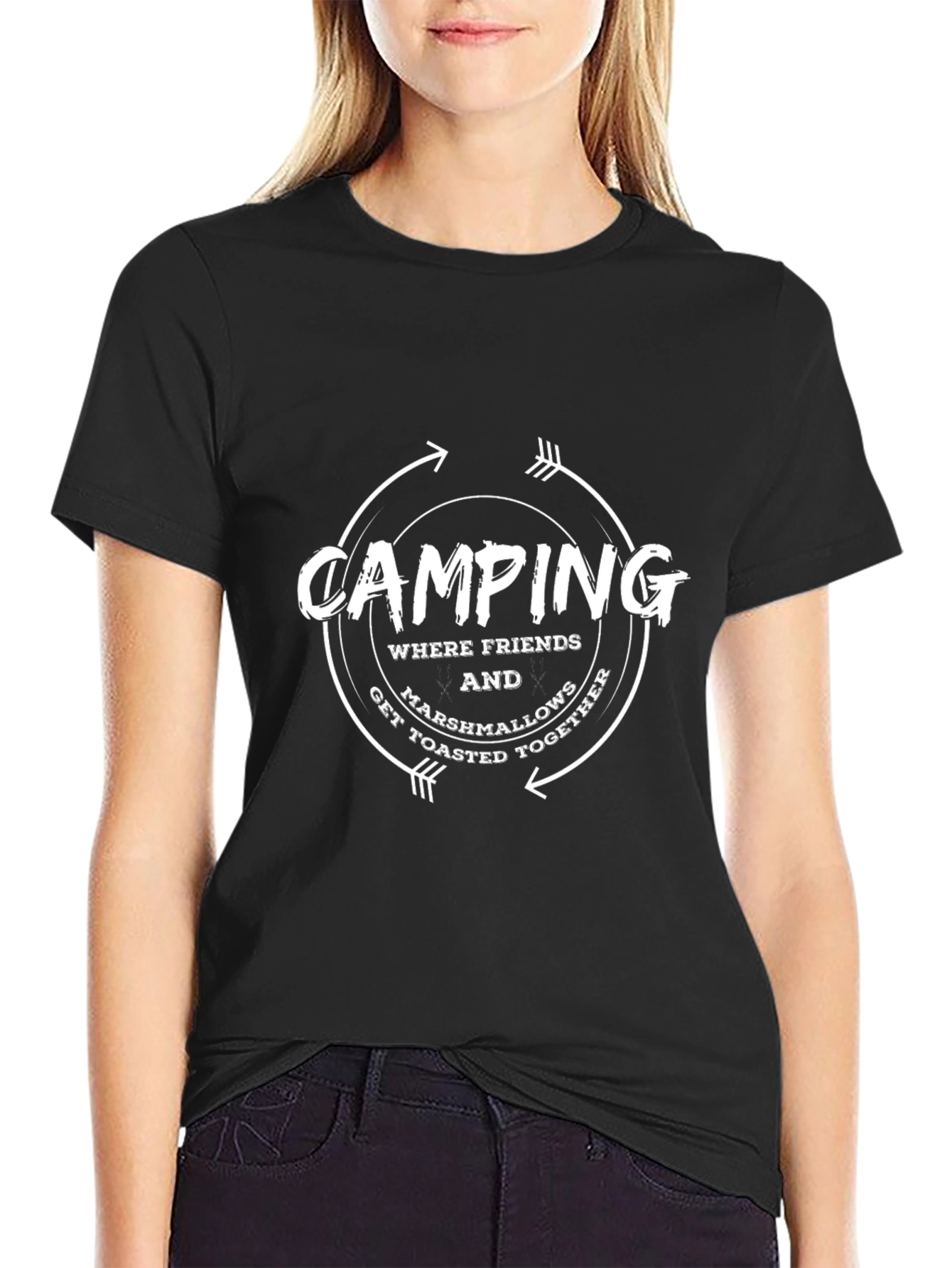Camping Friends Marshmallows Toasted T-Shirt