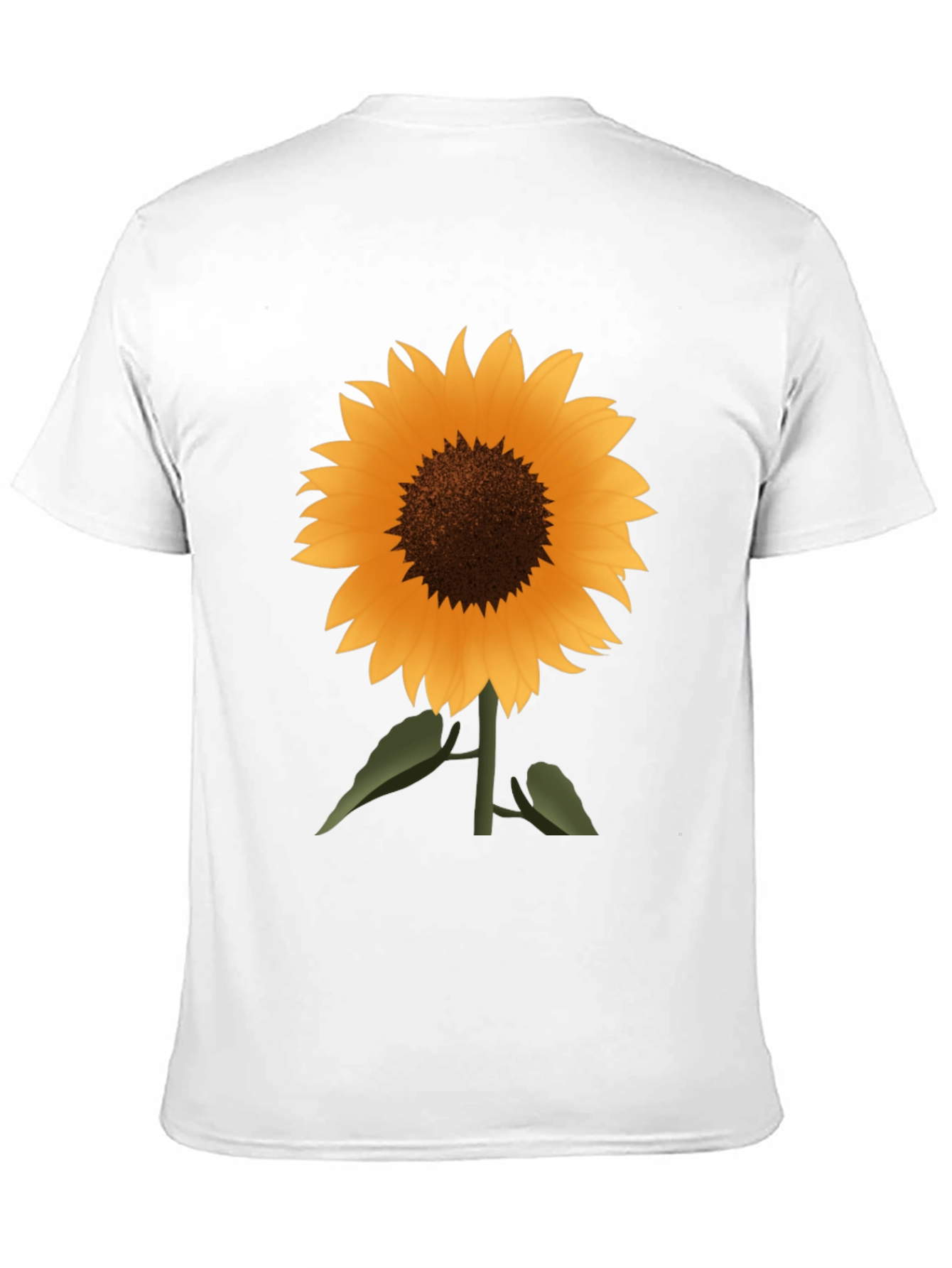 Sunflower Graphic Tee - Stylish Black Cotton T-Shirt