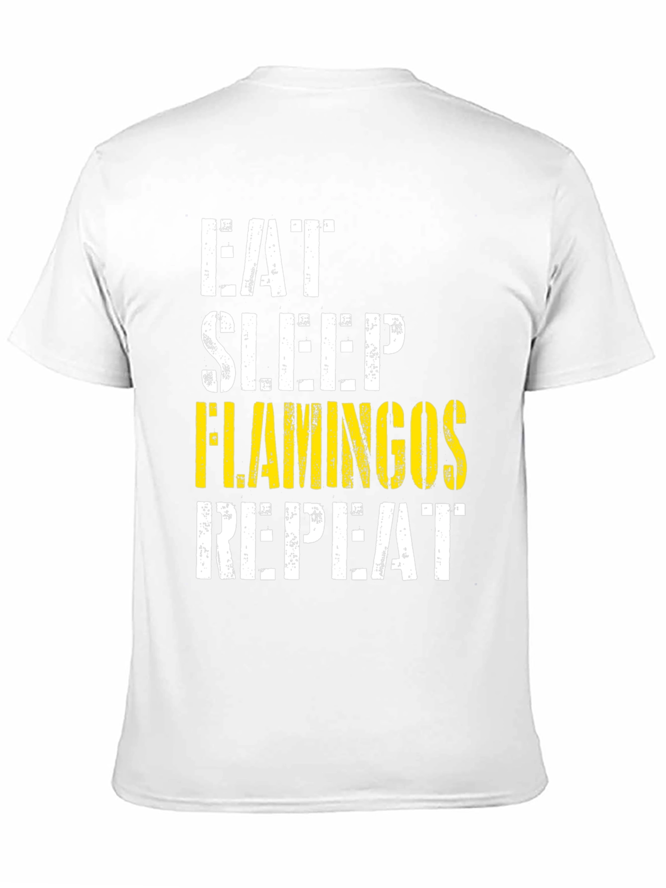 Eat Sleep Flamingos Repeat Graphic Tee