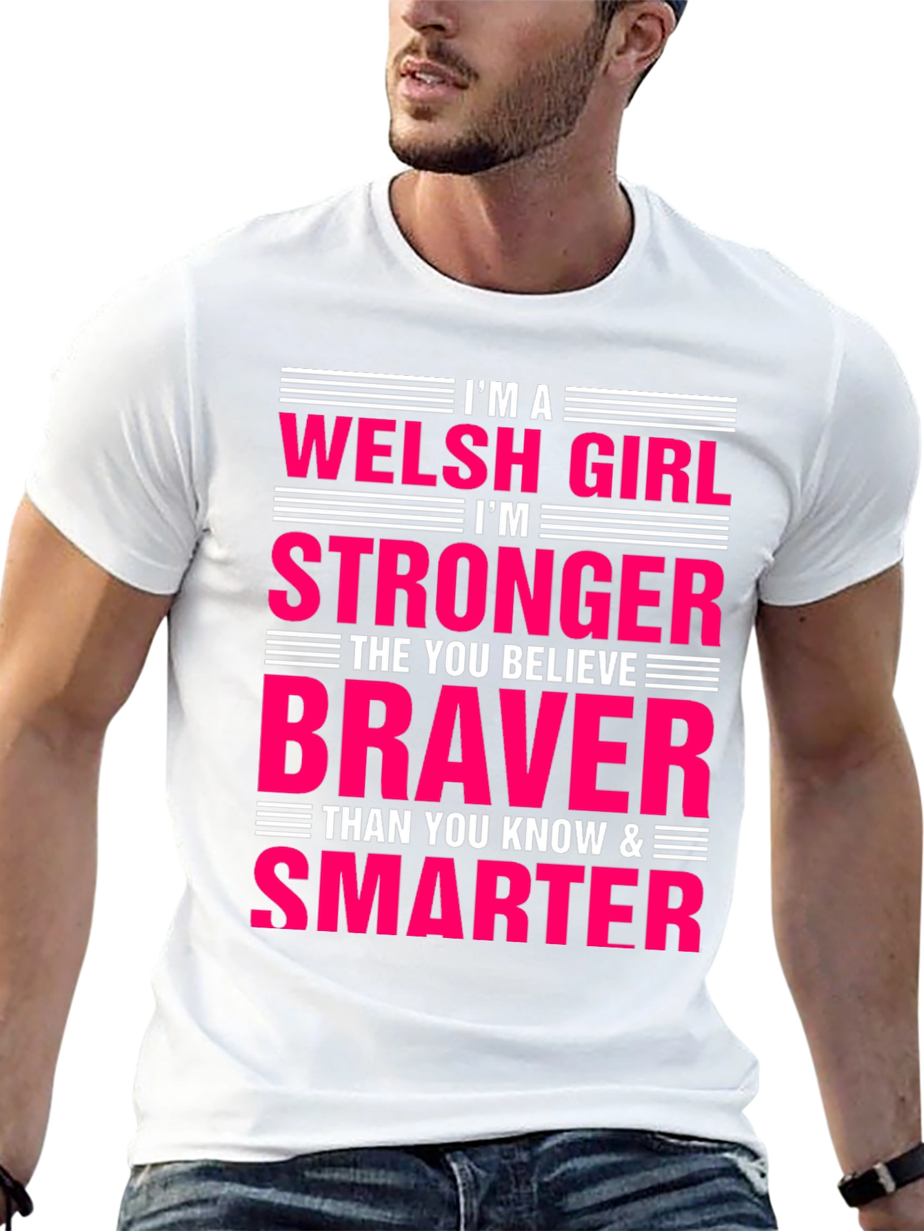 Welsh Girl Strong Brave Smart T-Shirt