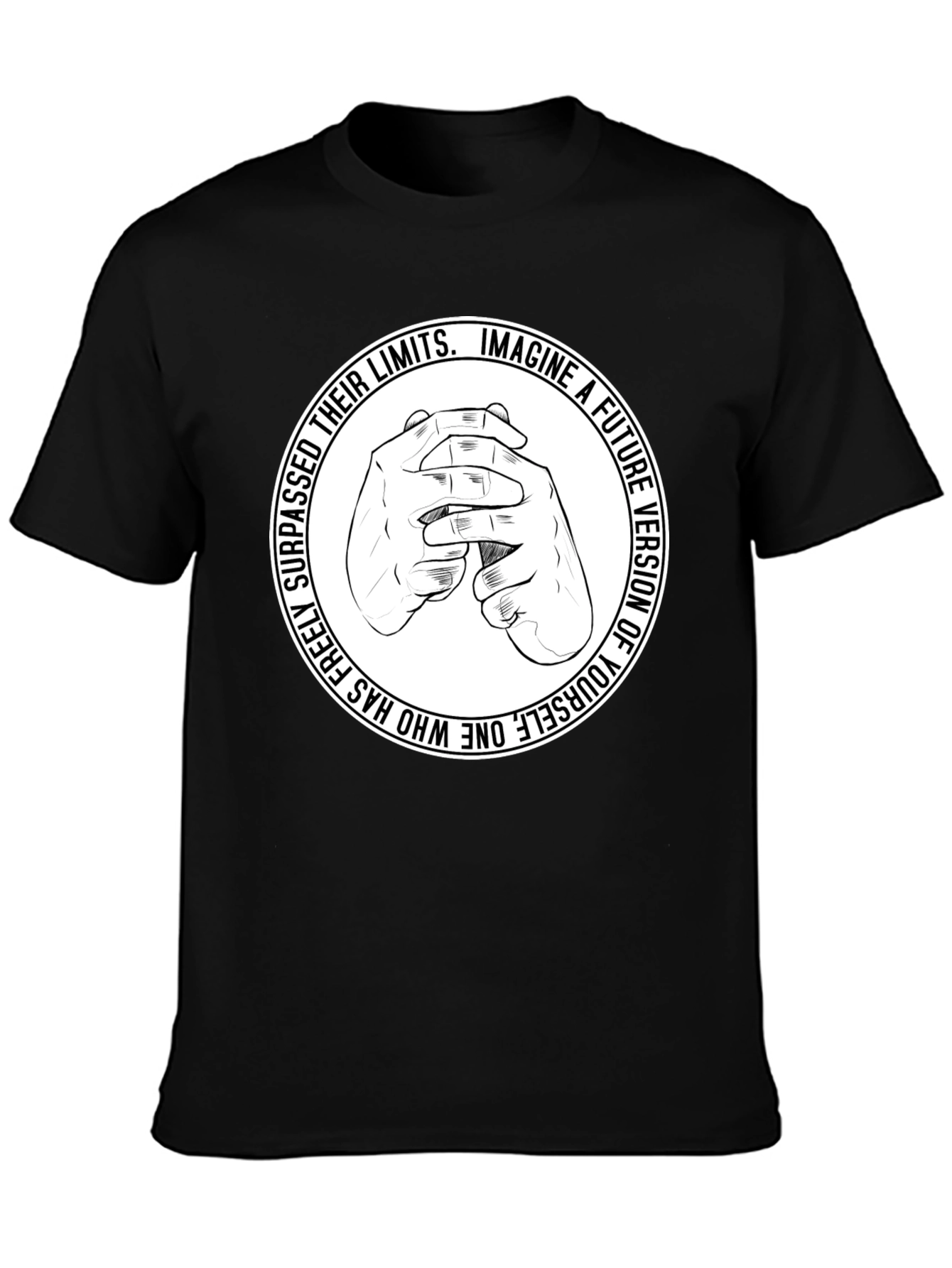 Motivational Graphic T-Shirt - Imagine a Future Version
