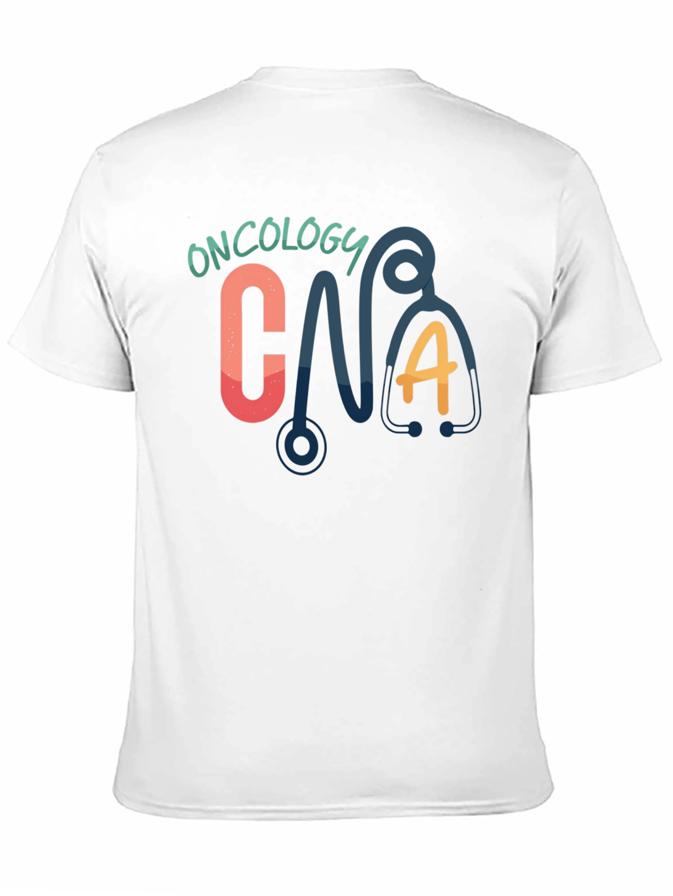 Oncology CNA T-Shirt - Cute Stethoscope Graphic Tee