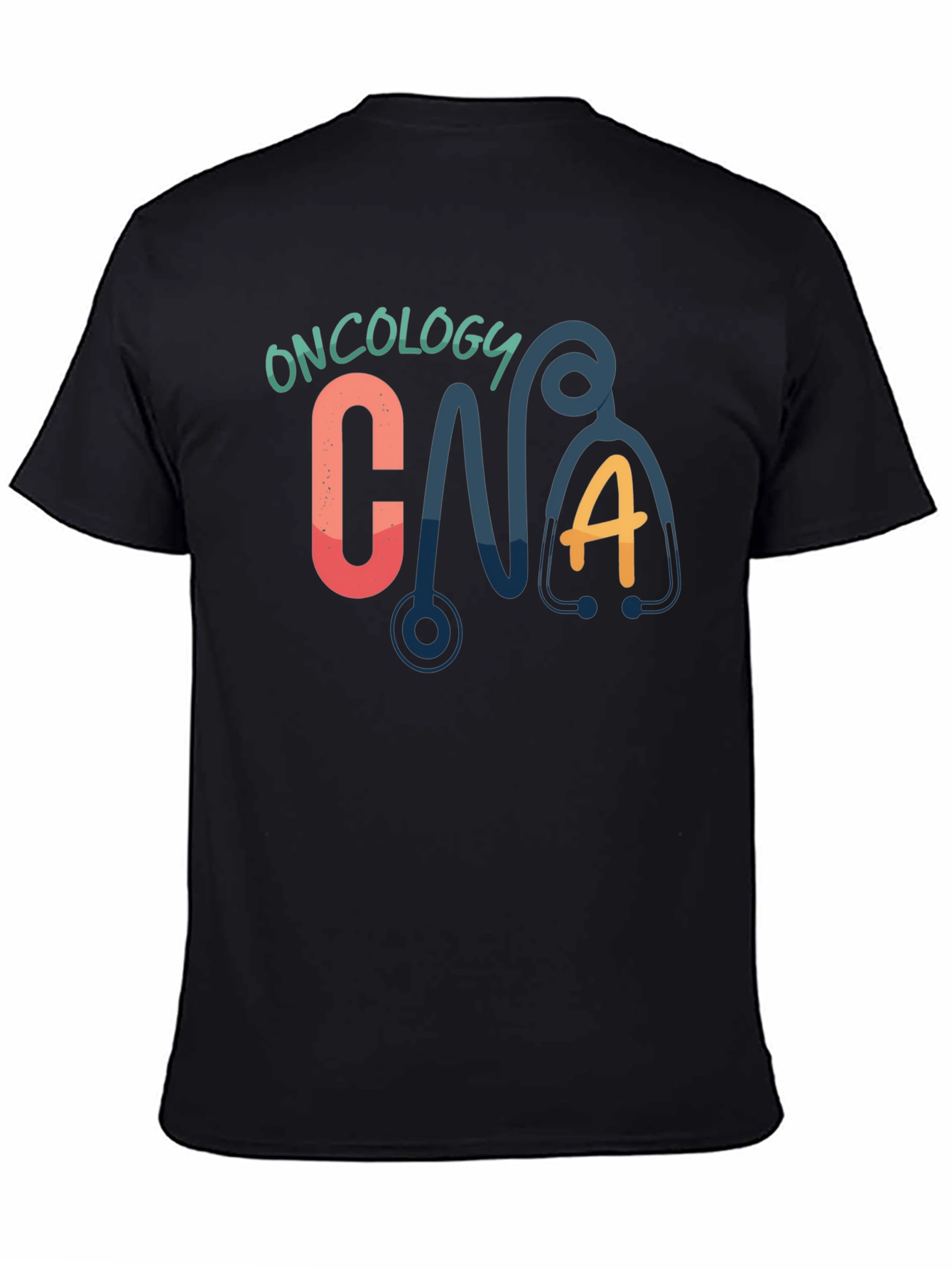 Oncology CNA T-Shirt - Cute Stethoscope Graphic Tee