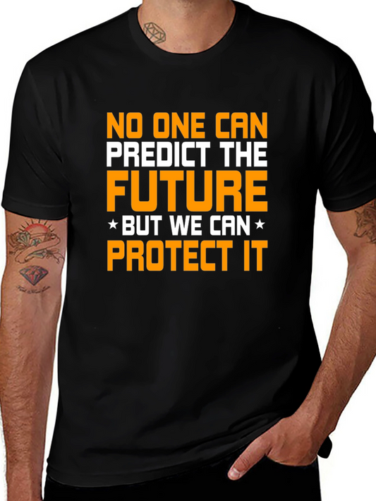 Future Protection Graphic Tee - Black Cotton