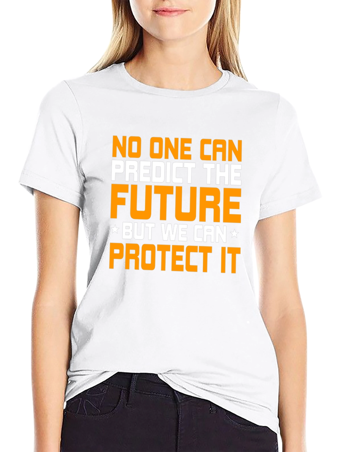 Future Protection Graphic Tee - Black Cotton