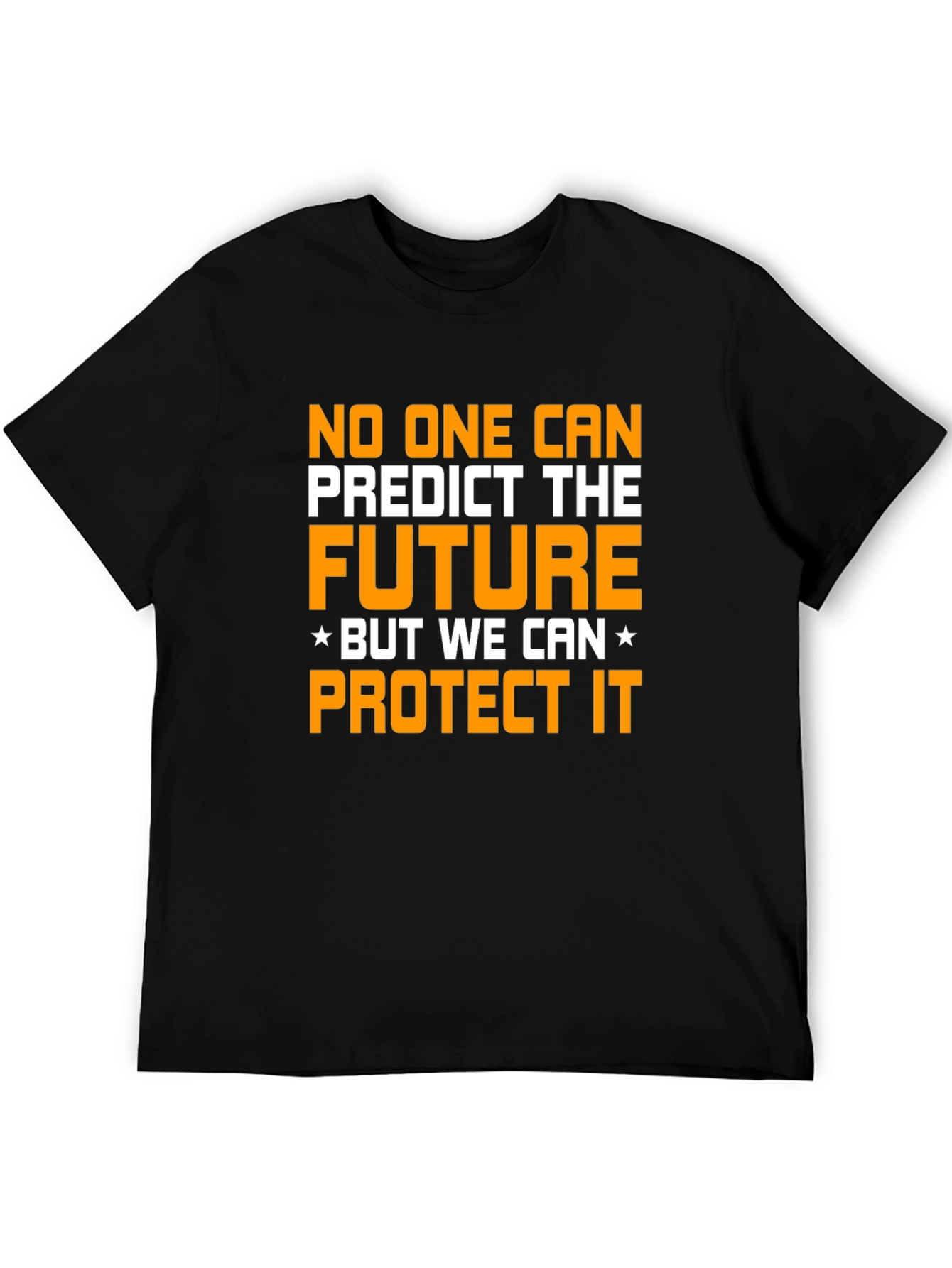 Future Protection Graphic Tee - Black Cotton