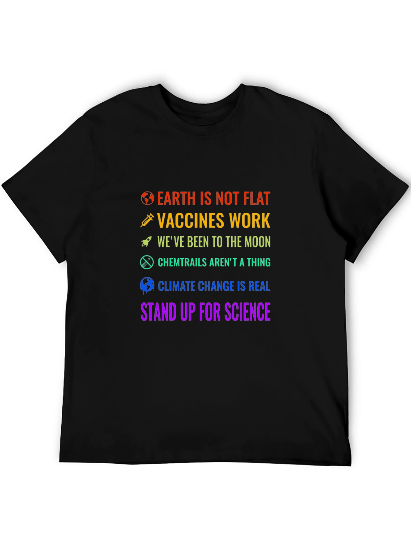 Science Matters T-Shirt - Earth Vaccines Climate