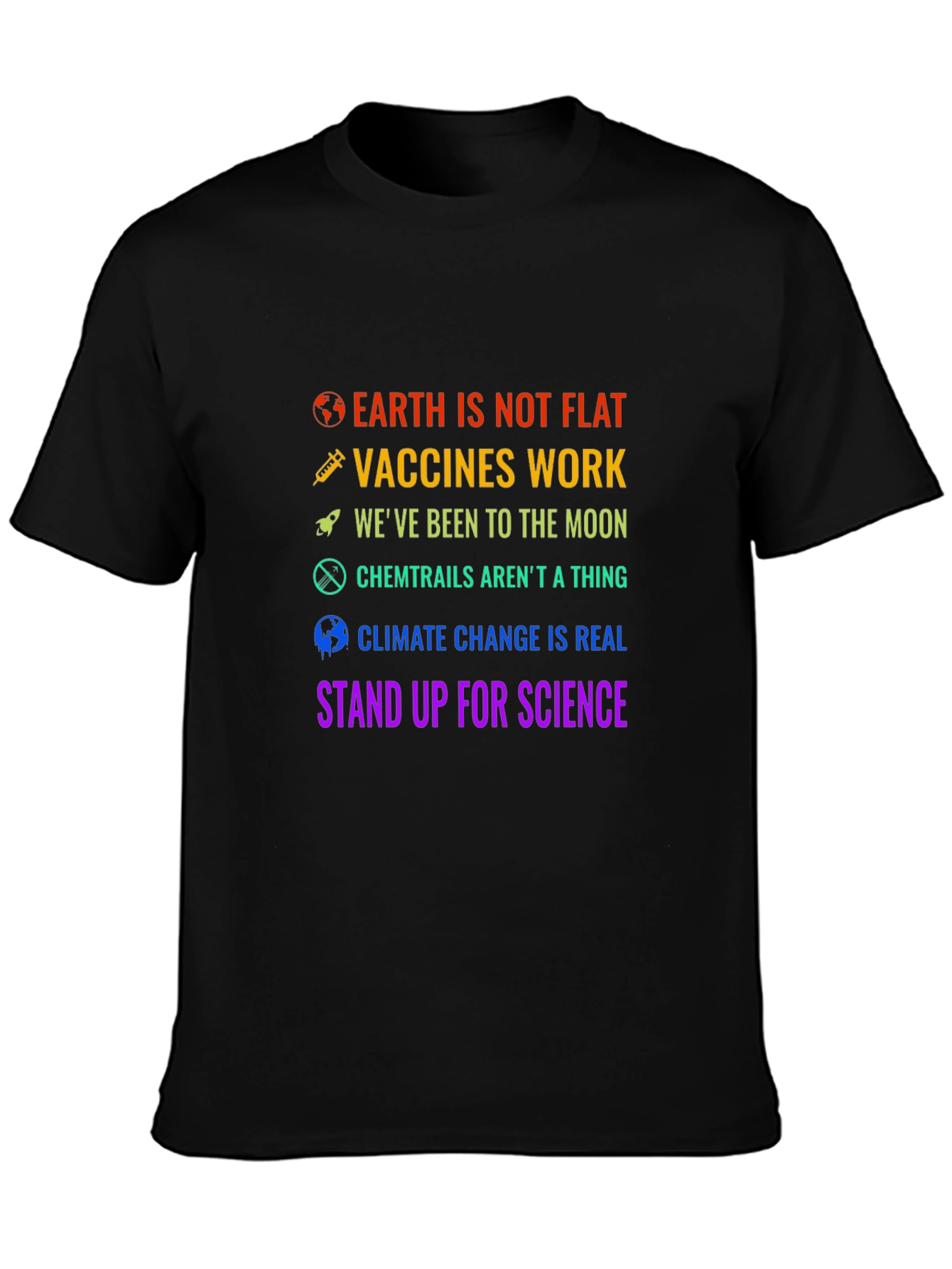 Science Matters T-Shirt - Earth Vaccines Climate