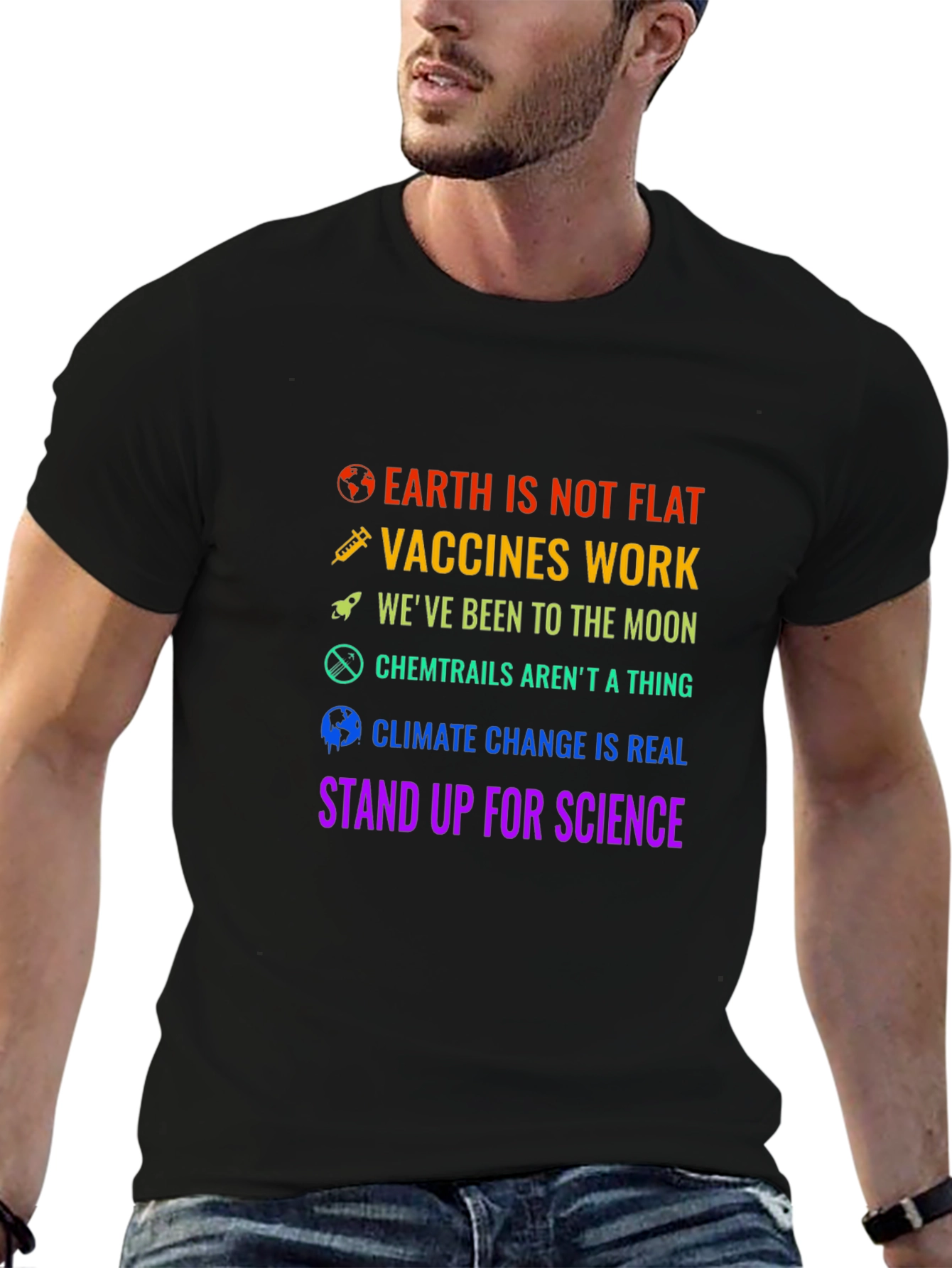 Science Matters T-Shirt - Earth Vaccines Climate