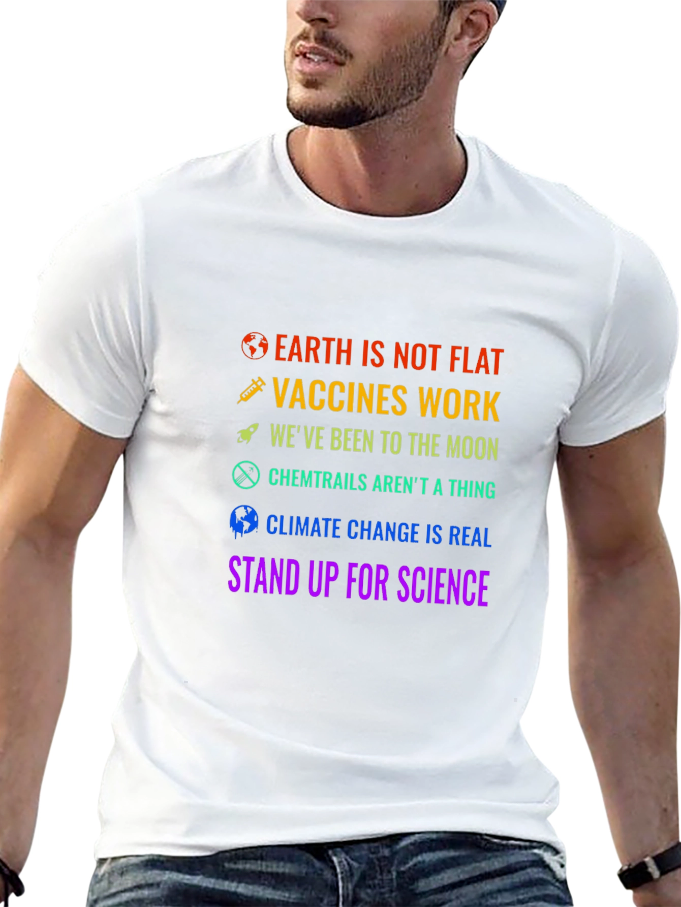 Science Matters T-Shirt - Earth Vaccines Climate