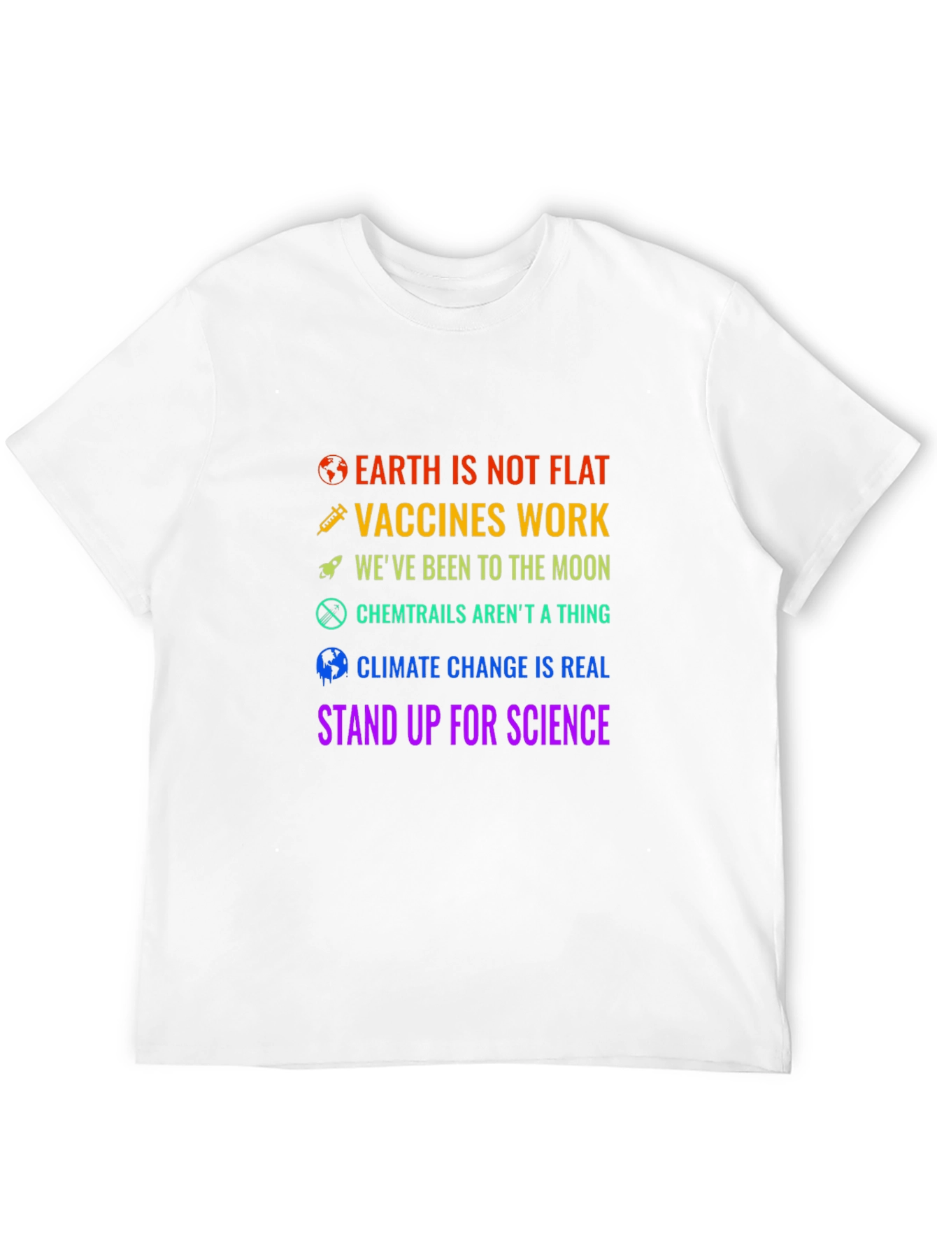 Science Matters T-Shirt - Earth Vaccines Climate