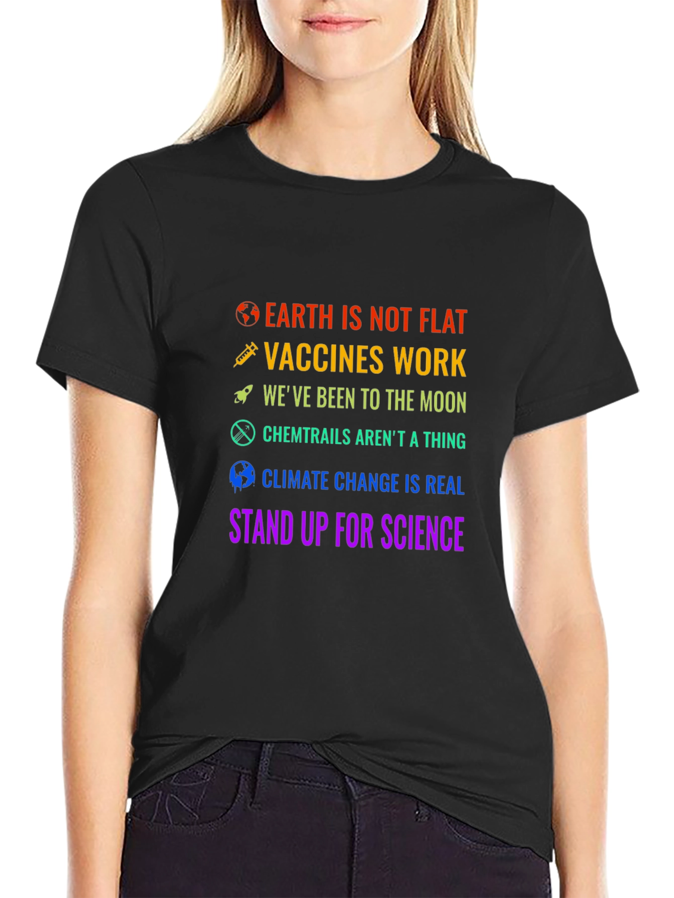 Science Matters T-Shirt - Earth Vaccines Climate
