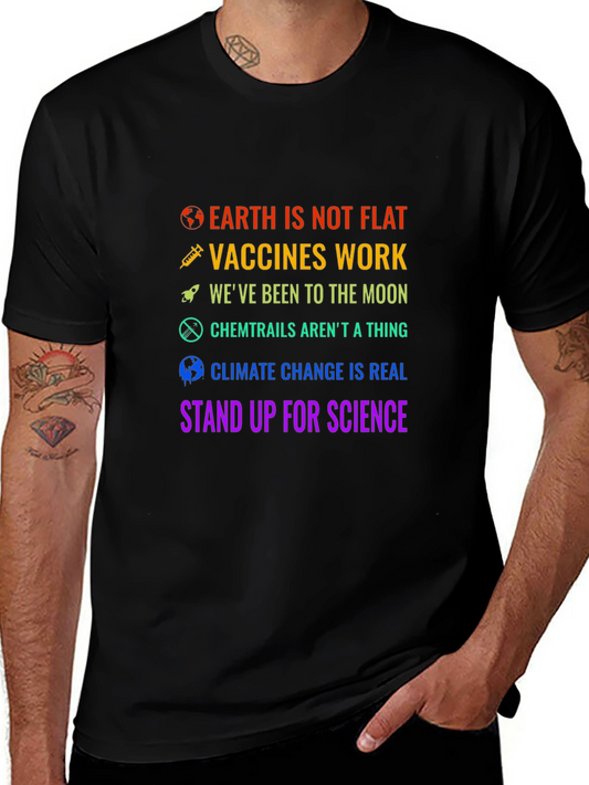Science Matters T-Shirt - Earth Vaccines Climate