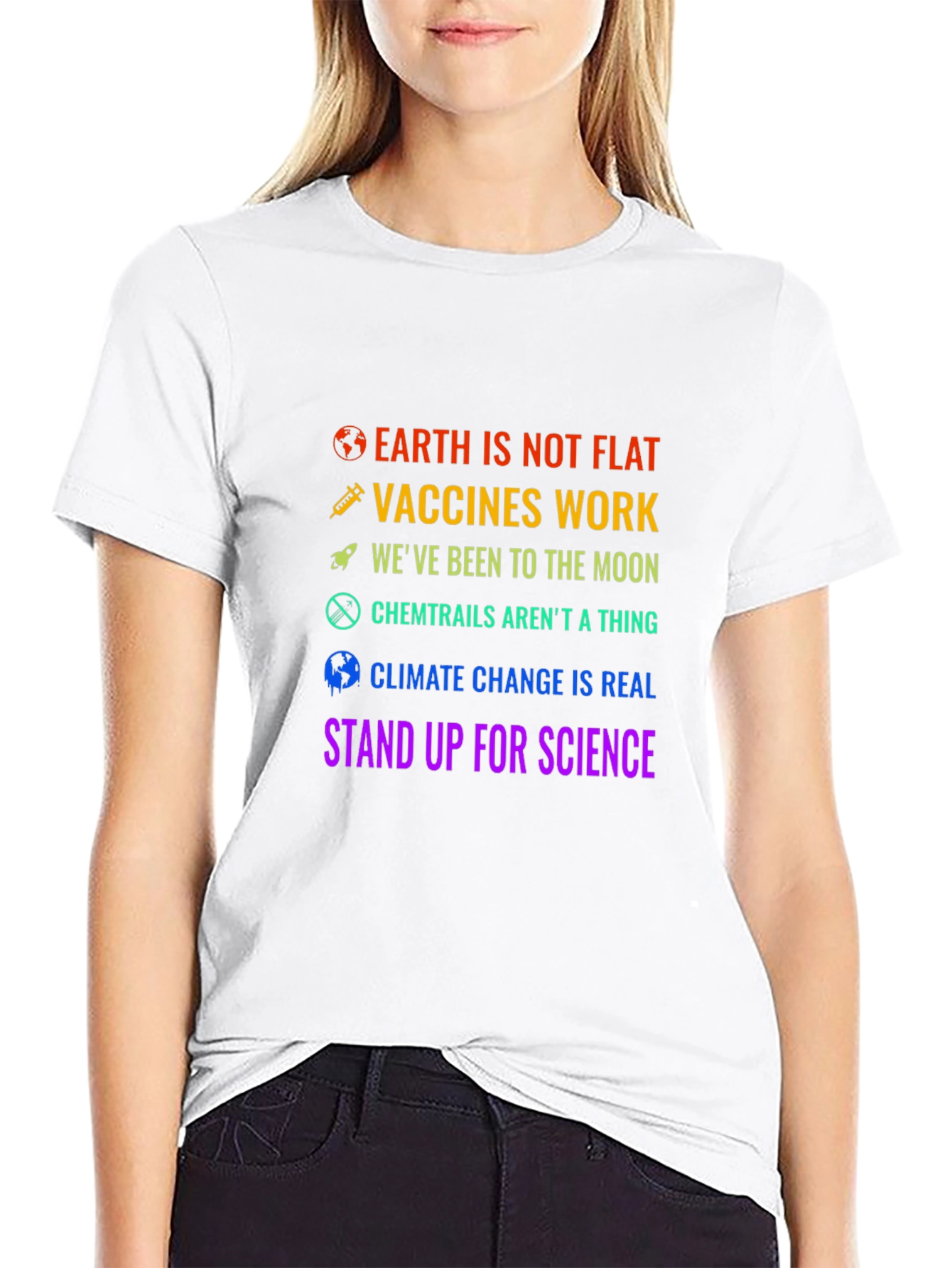 Science Matters T-Shirt - Earth Vaccines Climate