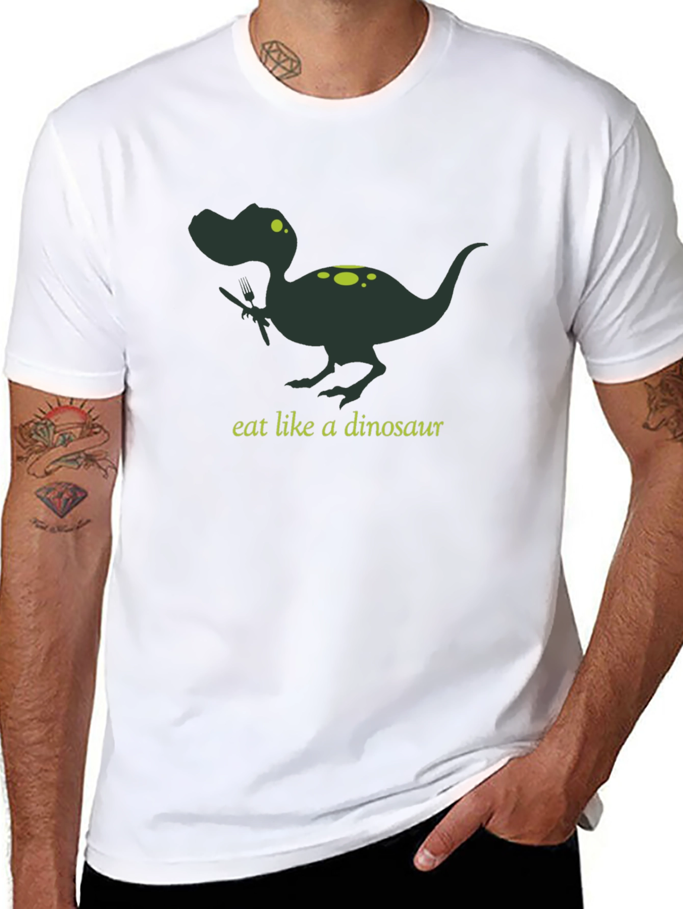 Eat Like a Dinosaur Graphic Tee