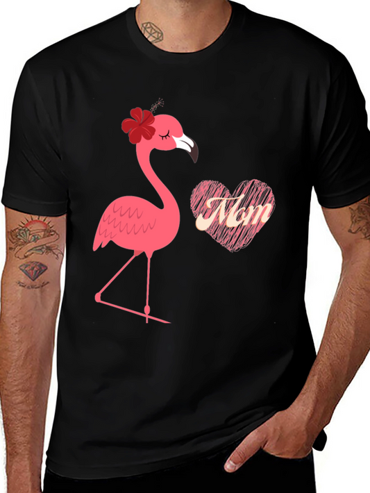 Flamingo Mom T-Shirt - Cute Womens Tee