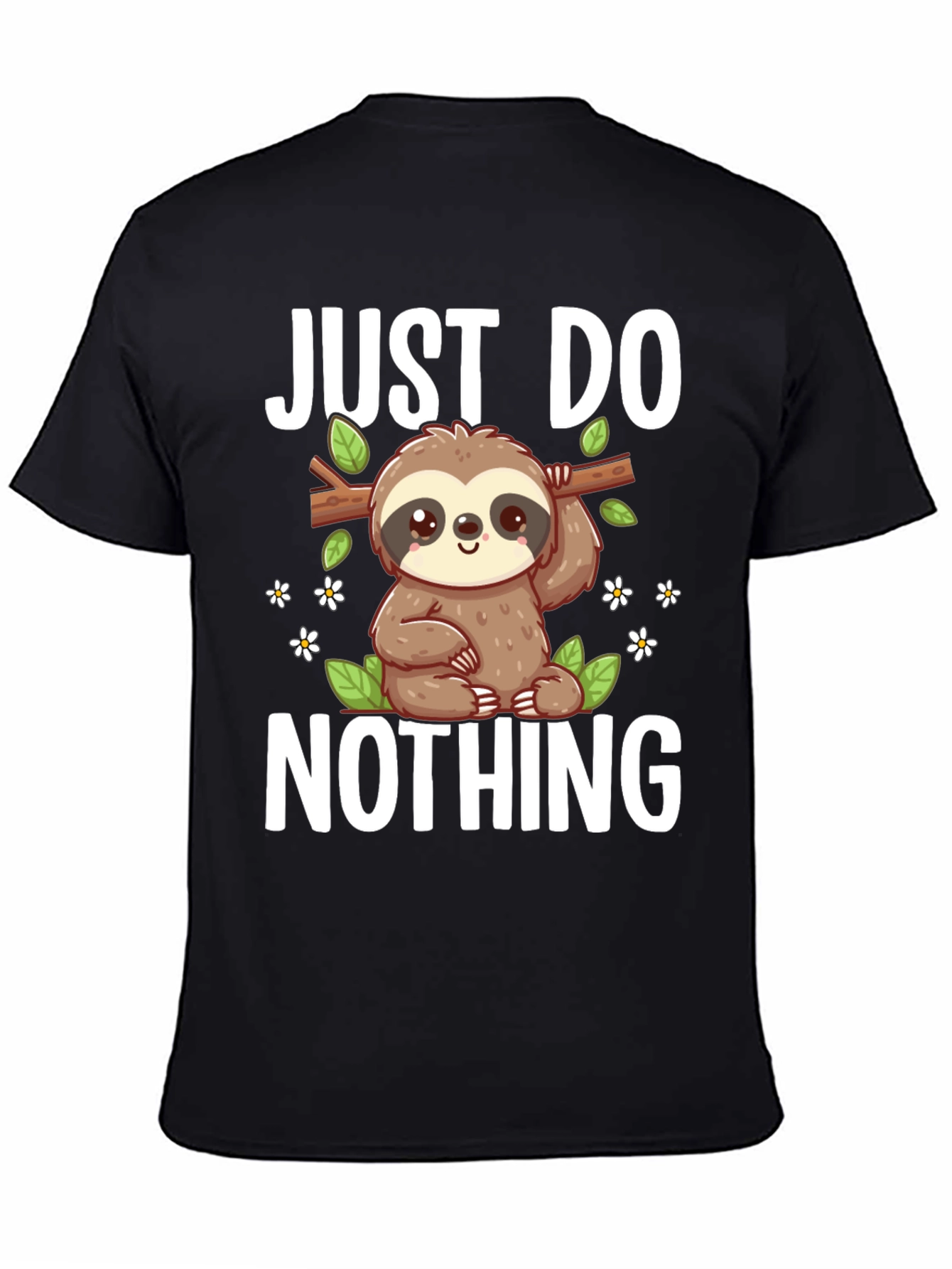 Just Do Nothing Sloth Graphic Tee